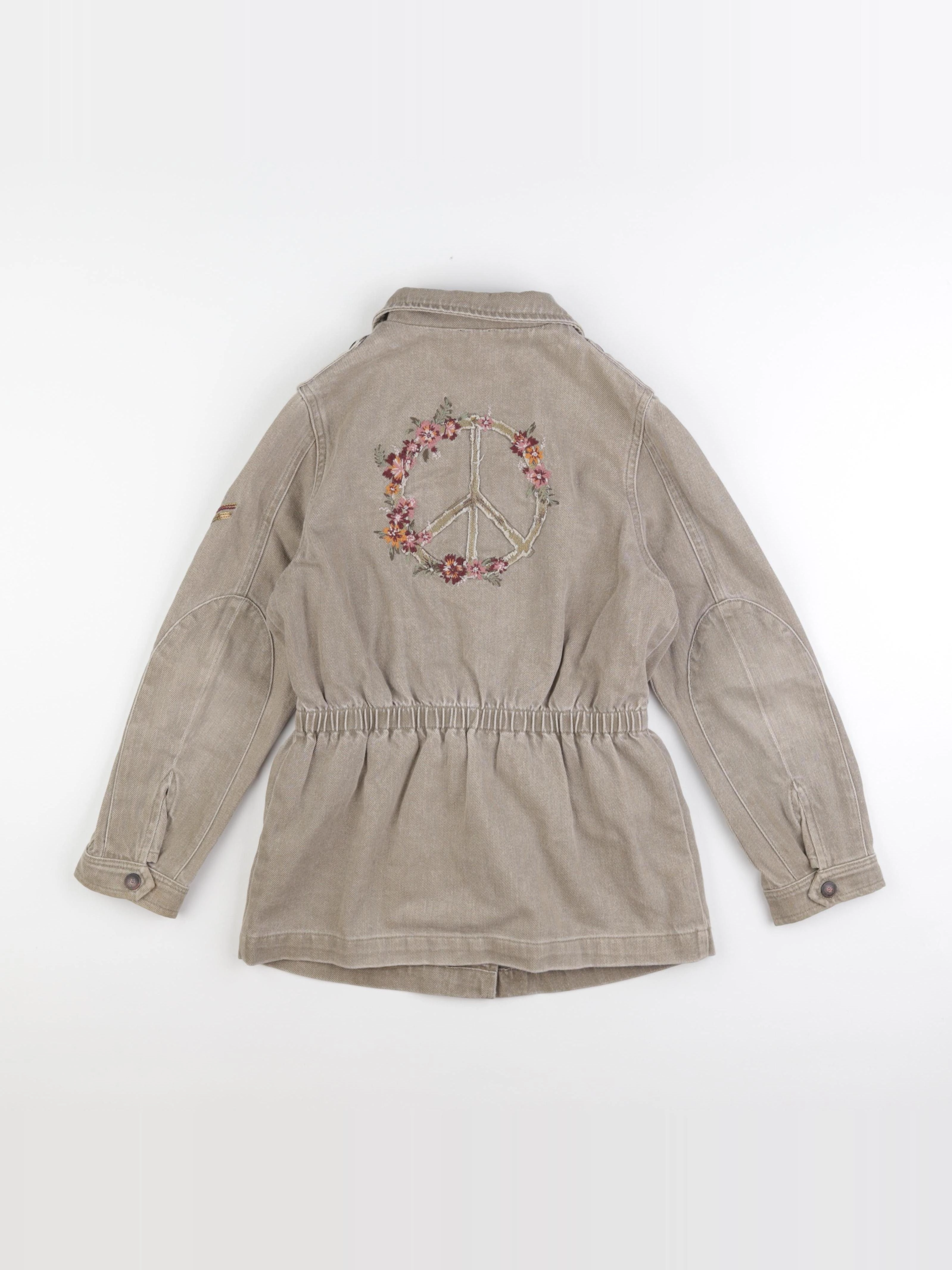IKKS - veste imprimé au dos marron - 10 ans