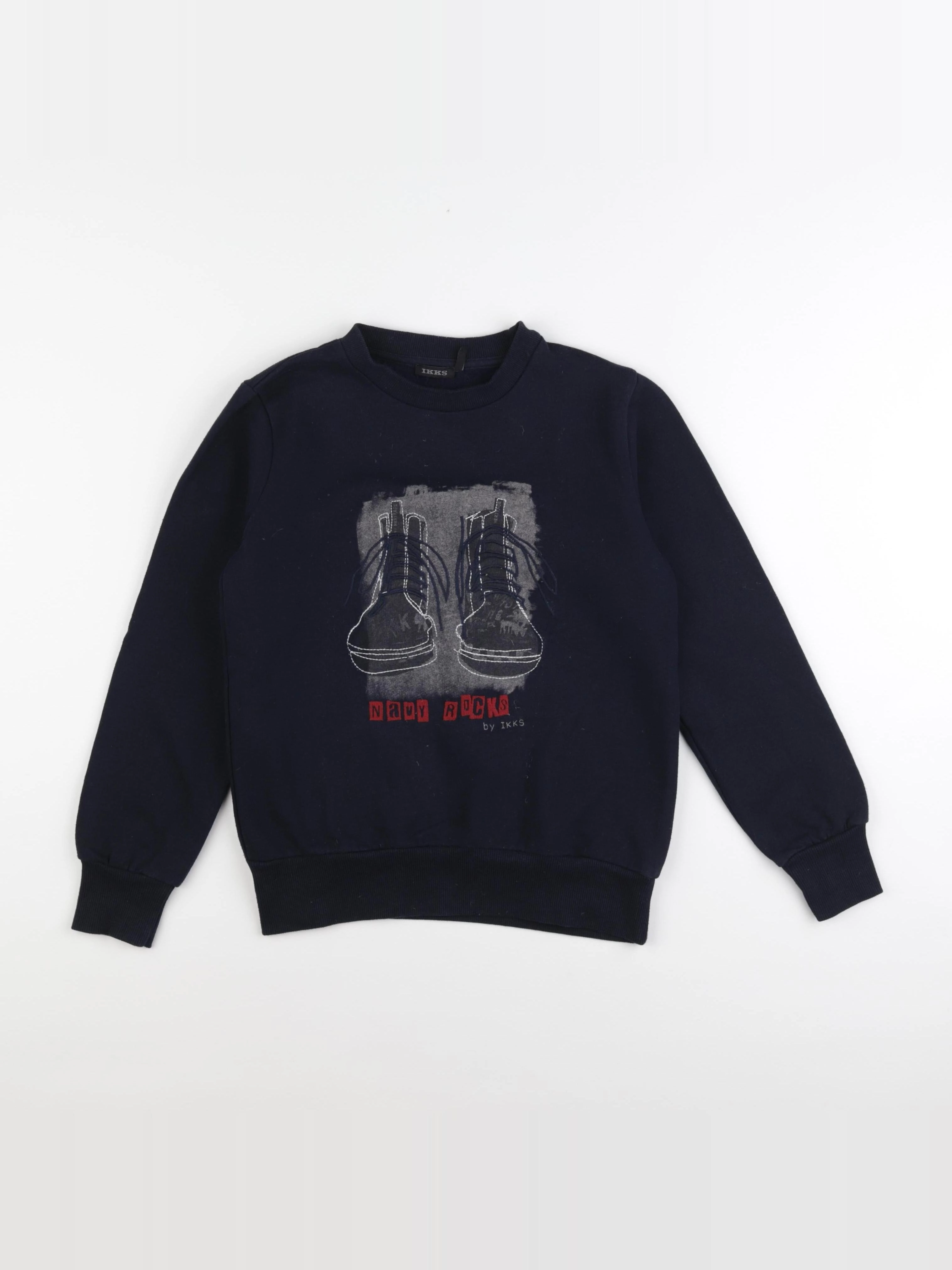 IKKS - sweat bleu - 10 ans