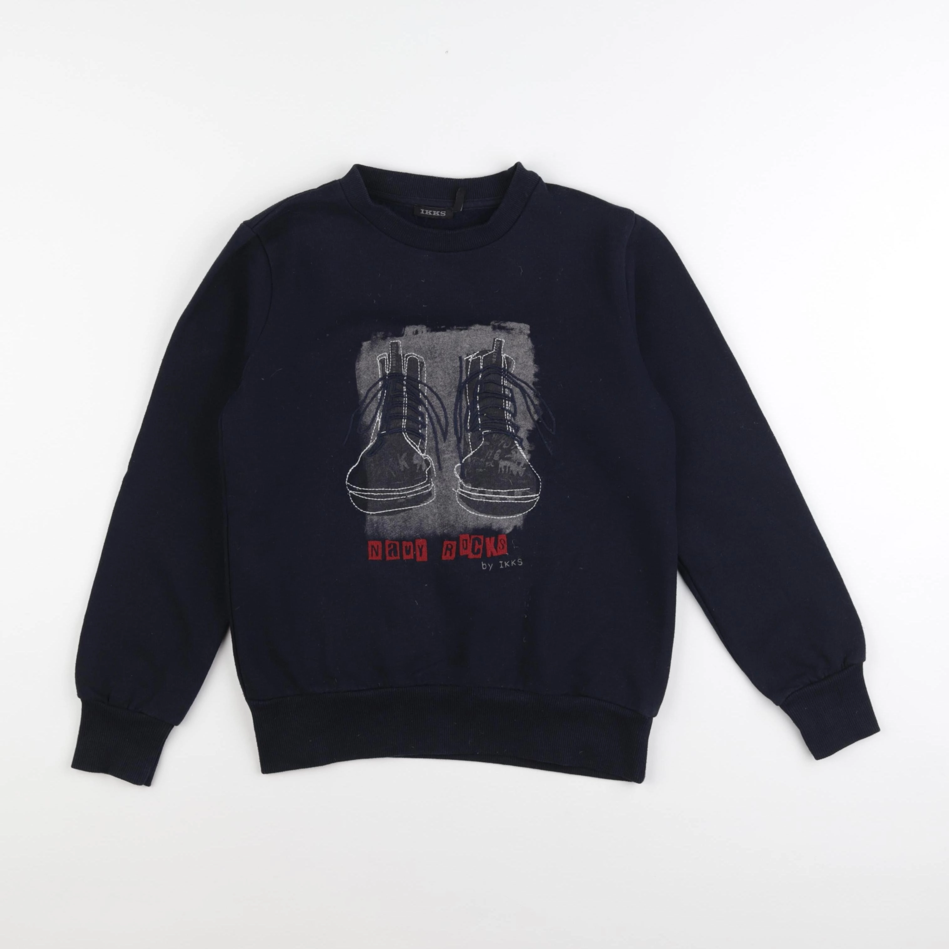 IKKS - sweat bleu - 10 ans