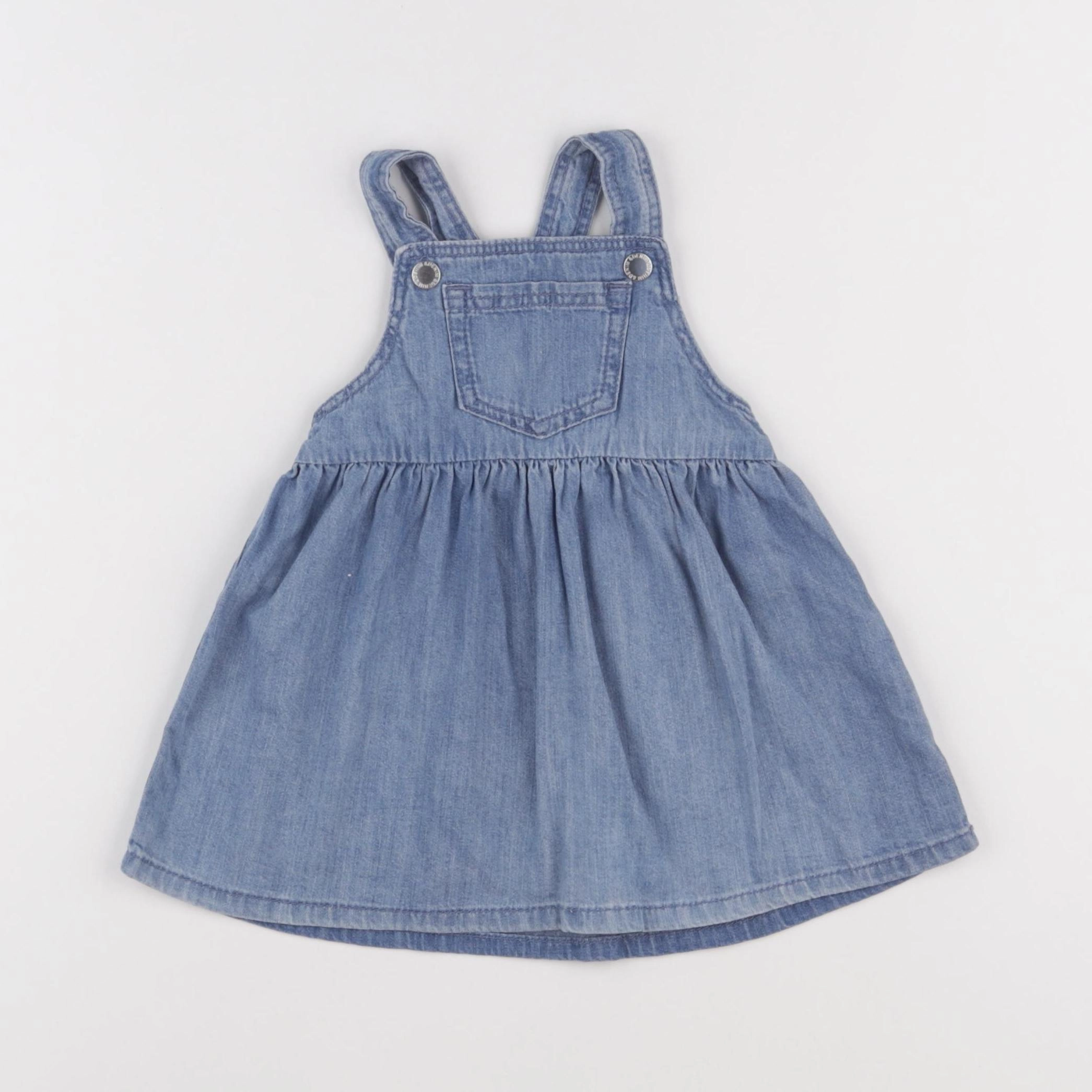 H&M - robe bleu - 3/6 mois