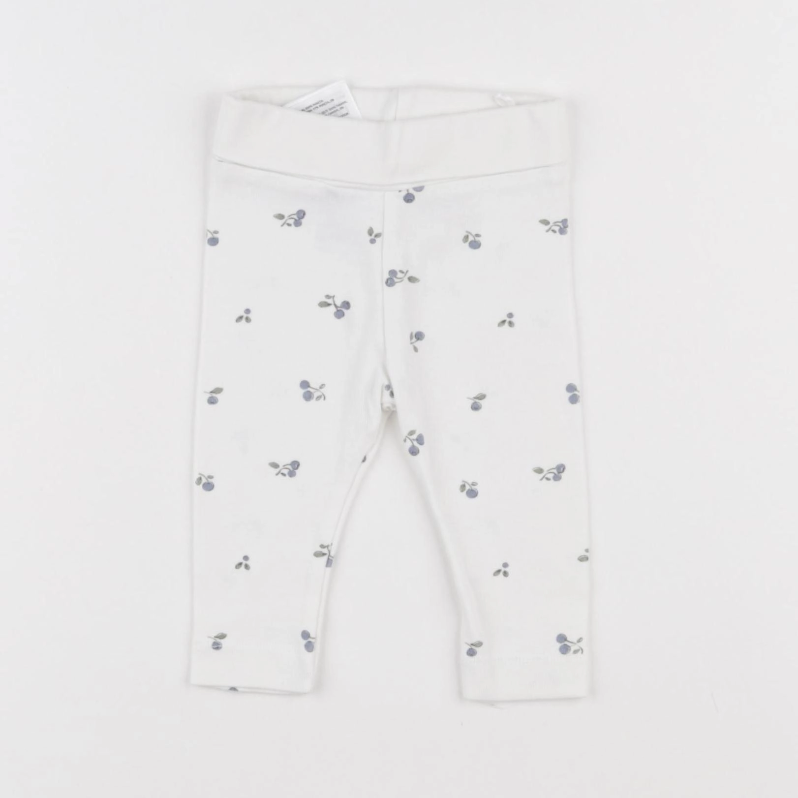 H&M - legging coton blanc - 1/3 mois