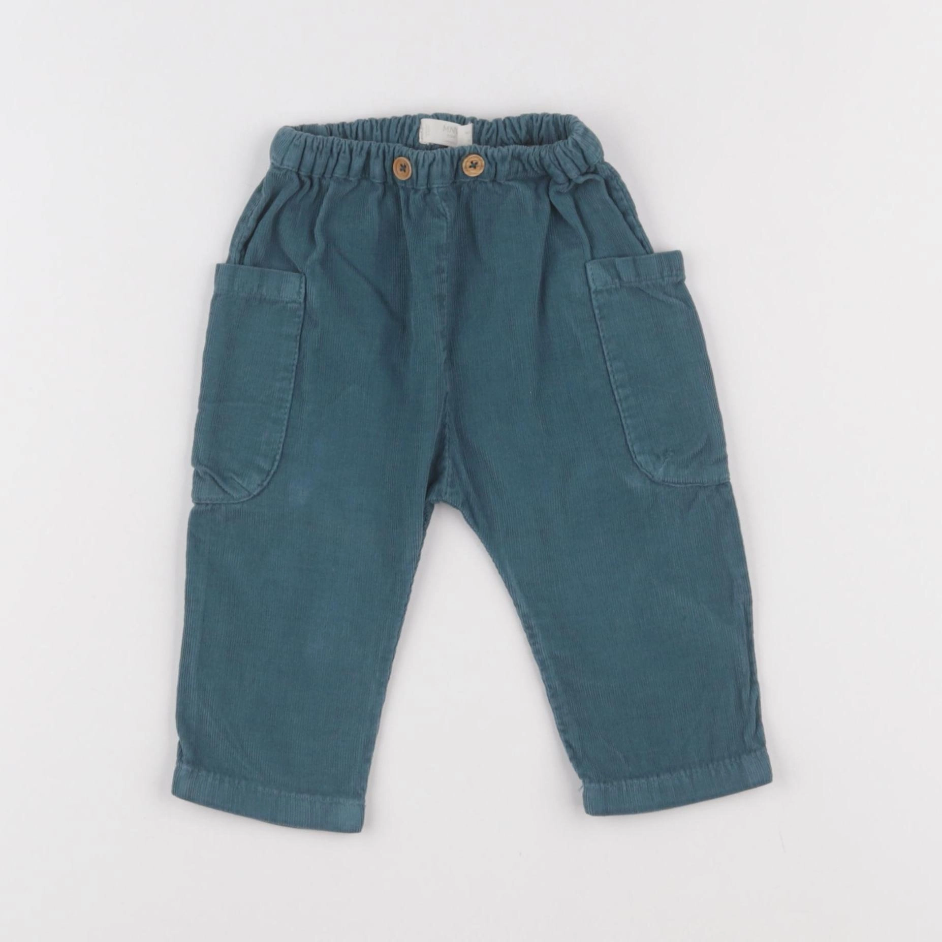 Mango - pantalon vert - 3/6 mois