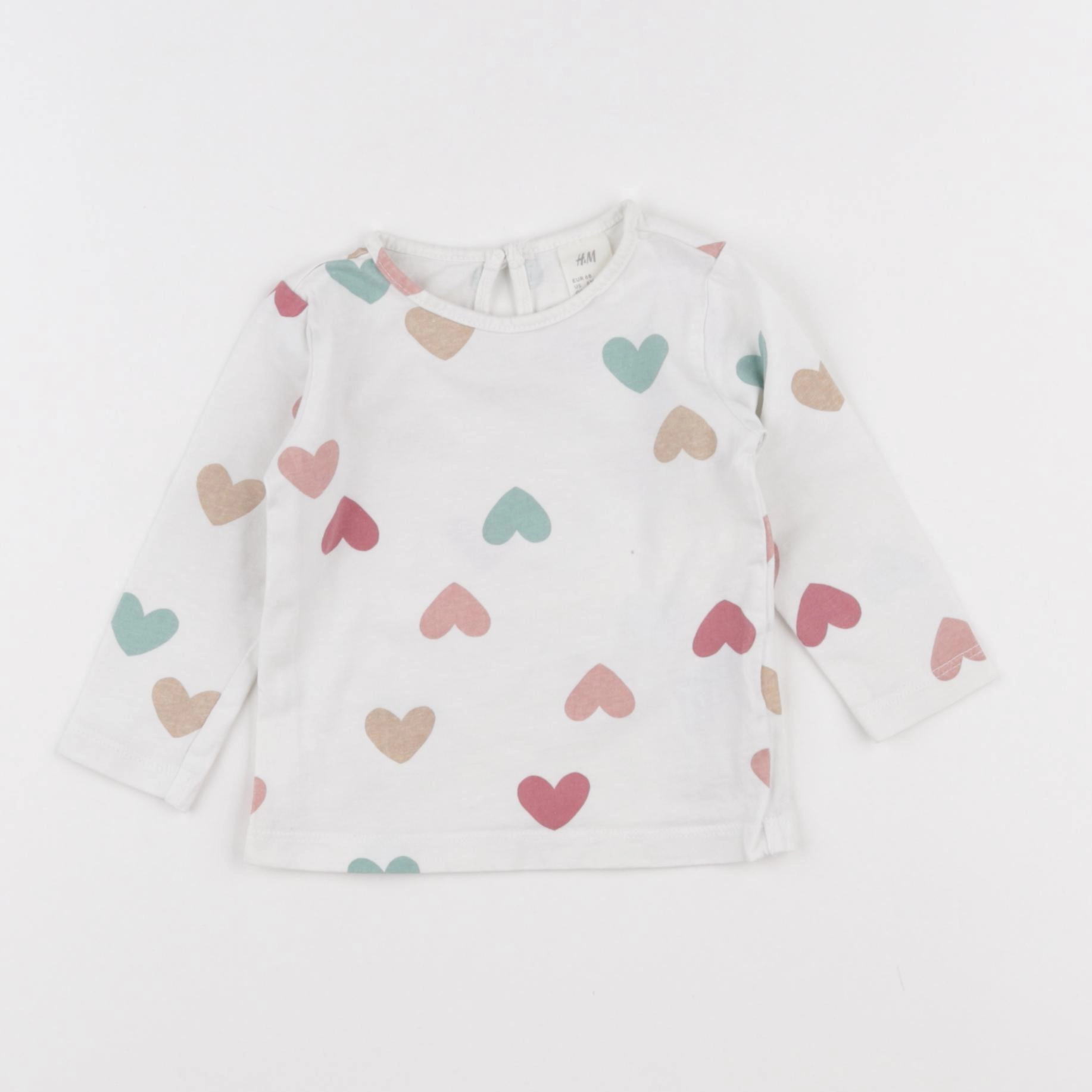 H&M - tee-shirt blanc - 3/6 mois