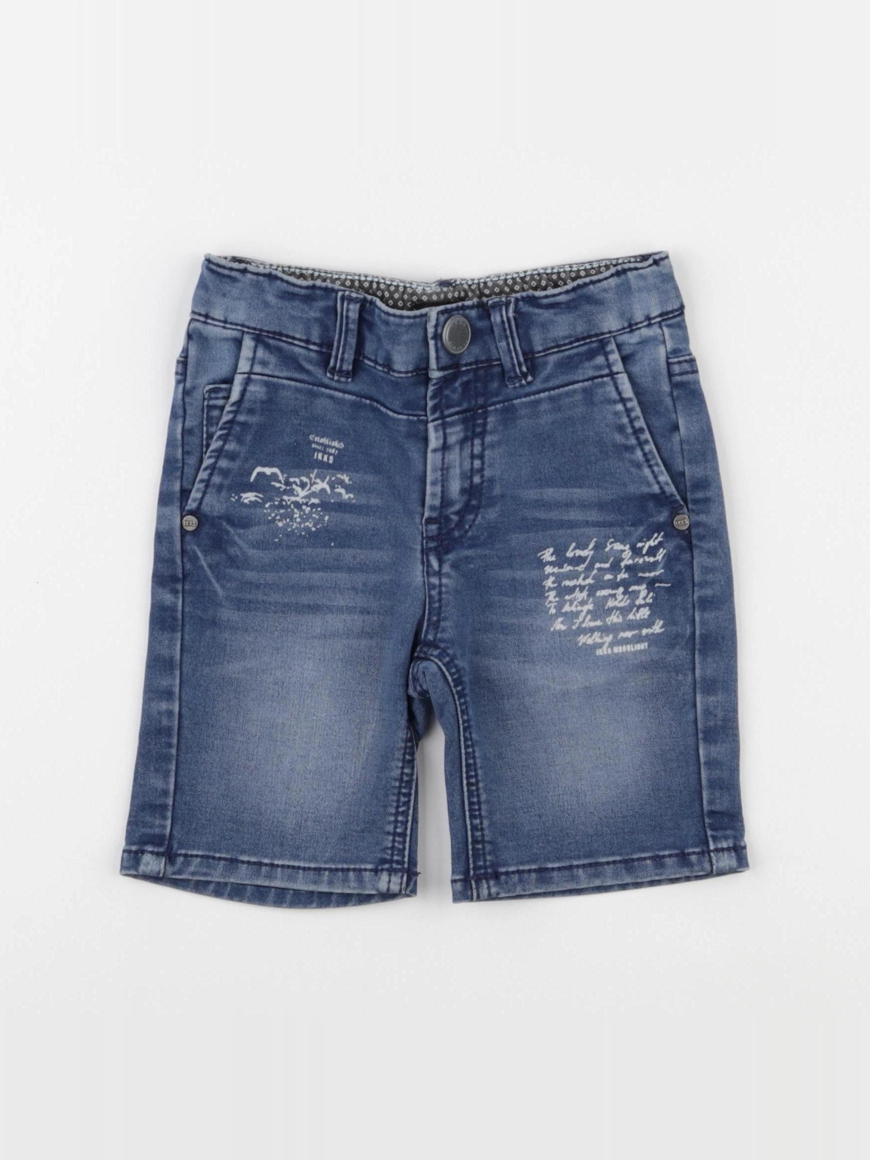 IKKS - short bleu - 3 ans