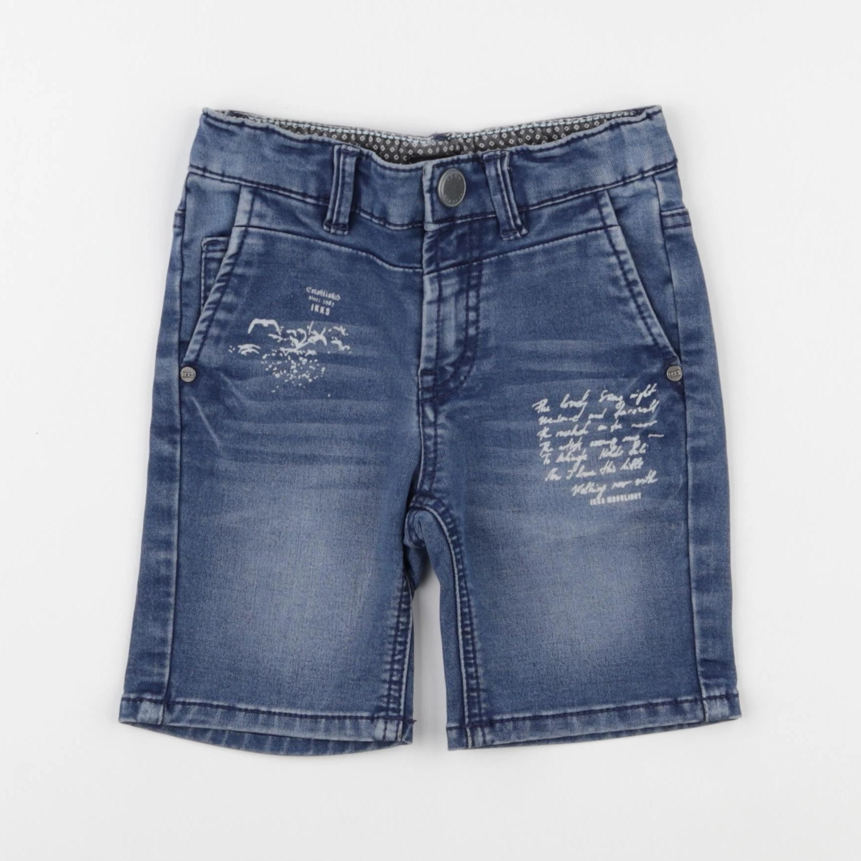 IKKS - short bleu - 3 ans