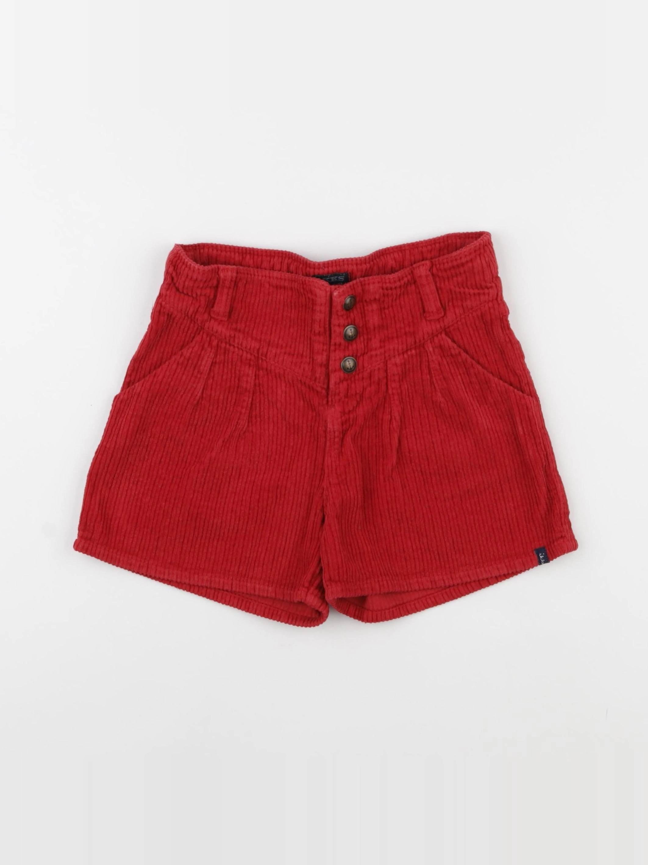 IKKS - short rouge - 7 ans