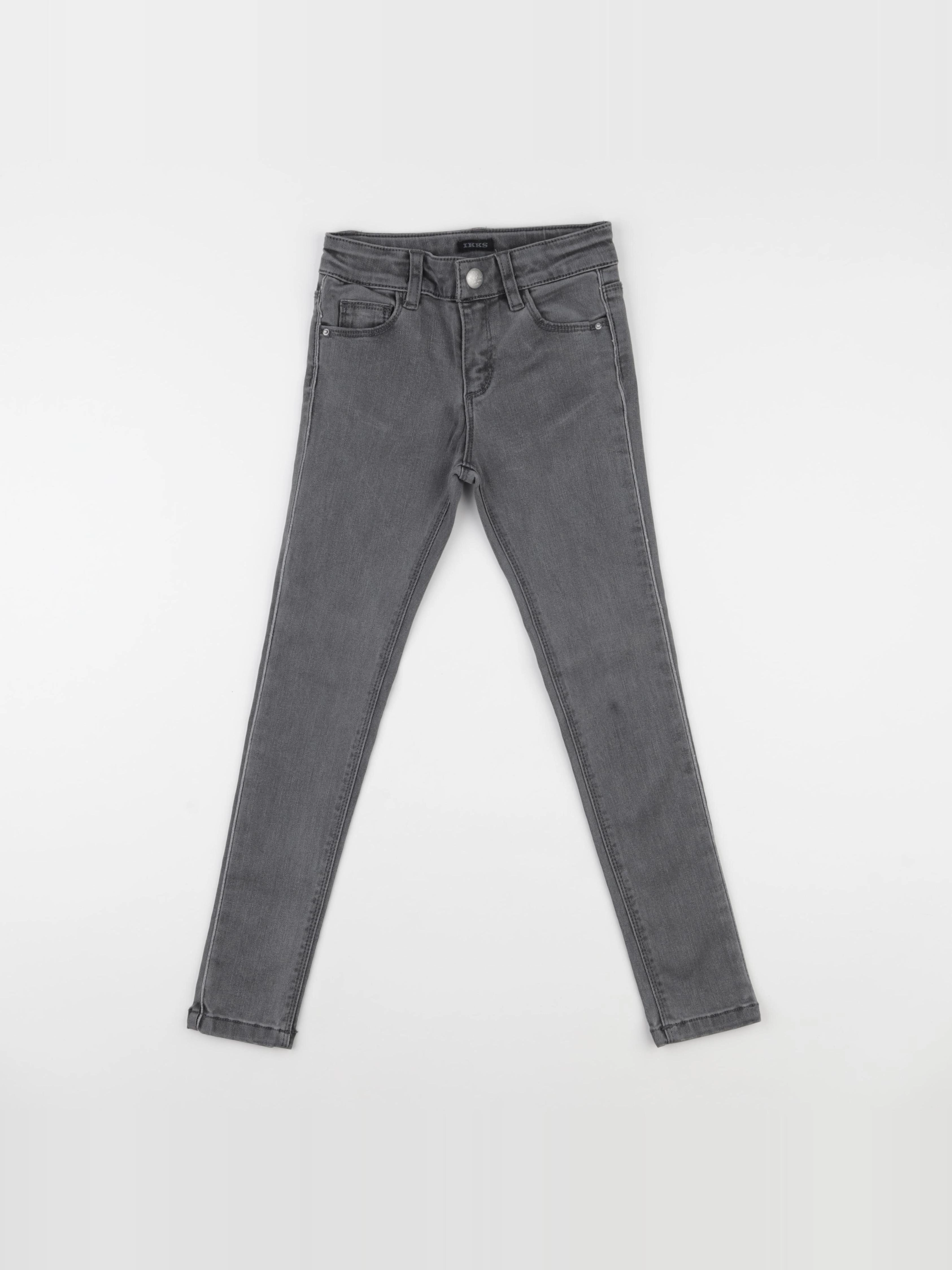 IKKS - jean gris - 7 ans