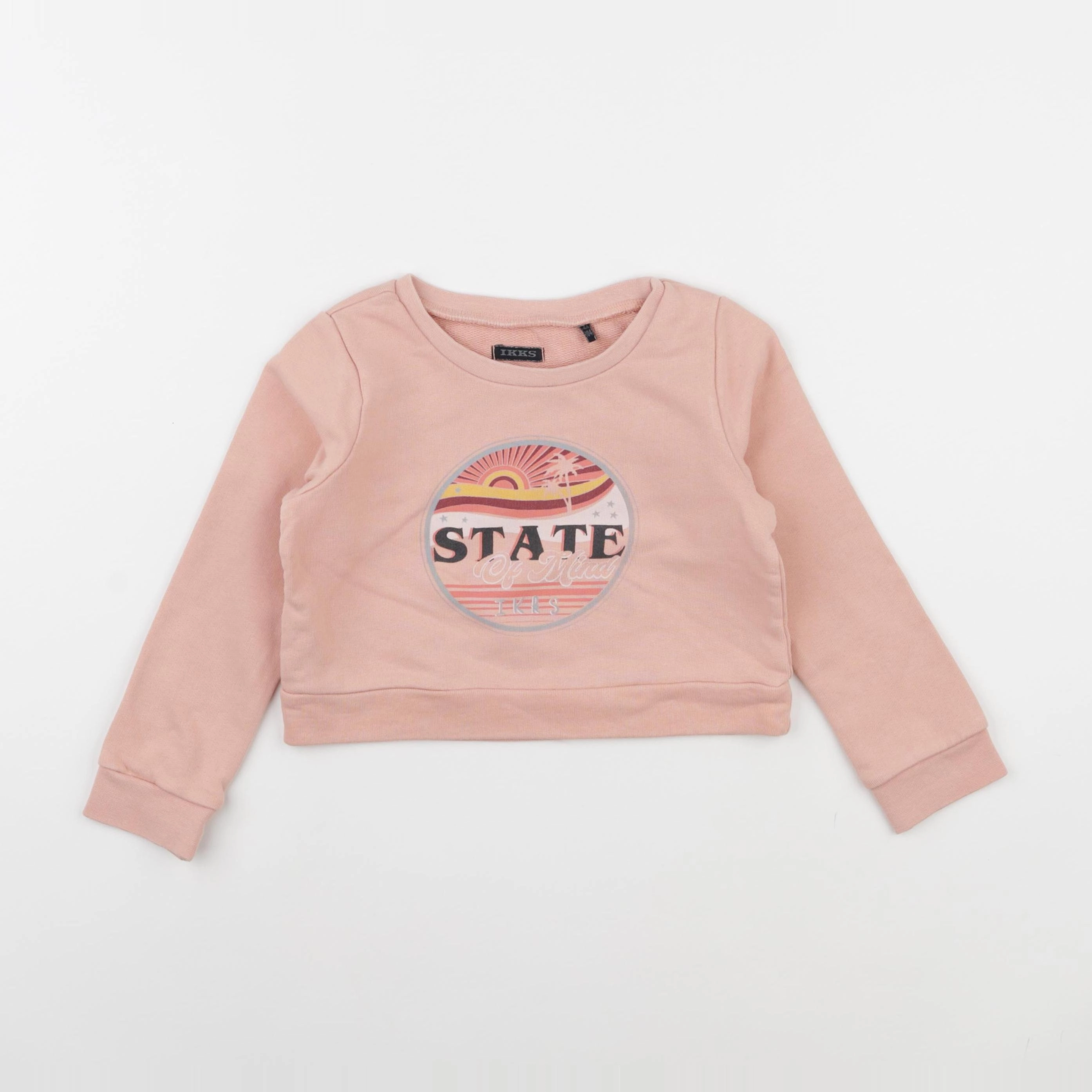 IKKS - sweat court rose - 4 ans