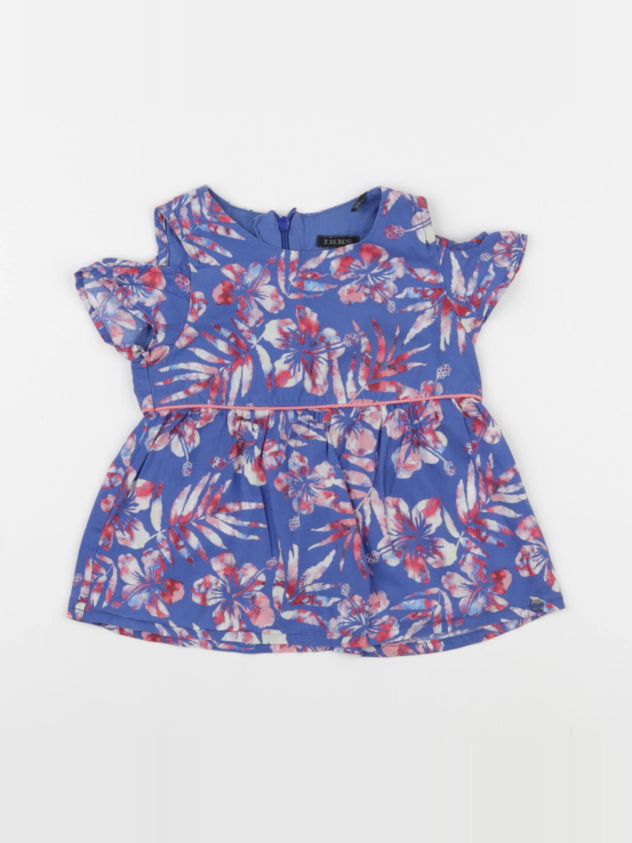 IKKS - blouse bleu - 4 ans