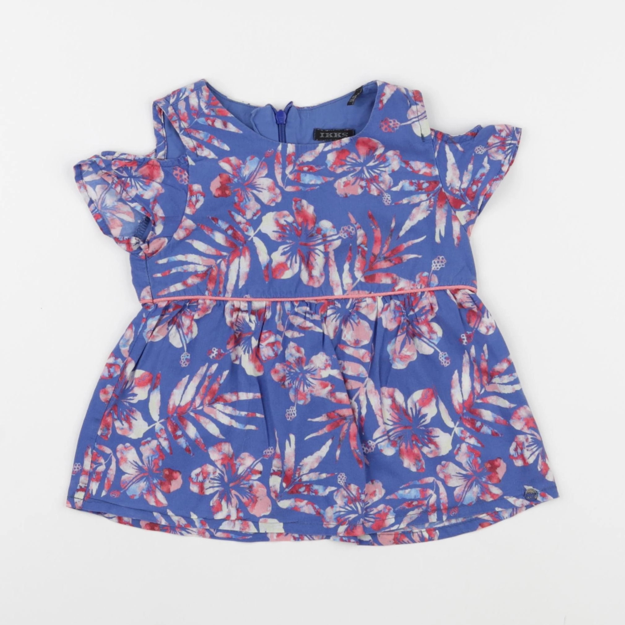 IKKS - blouse bleu - 4 ans