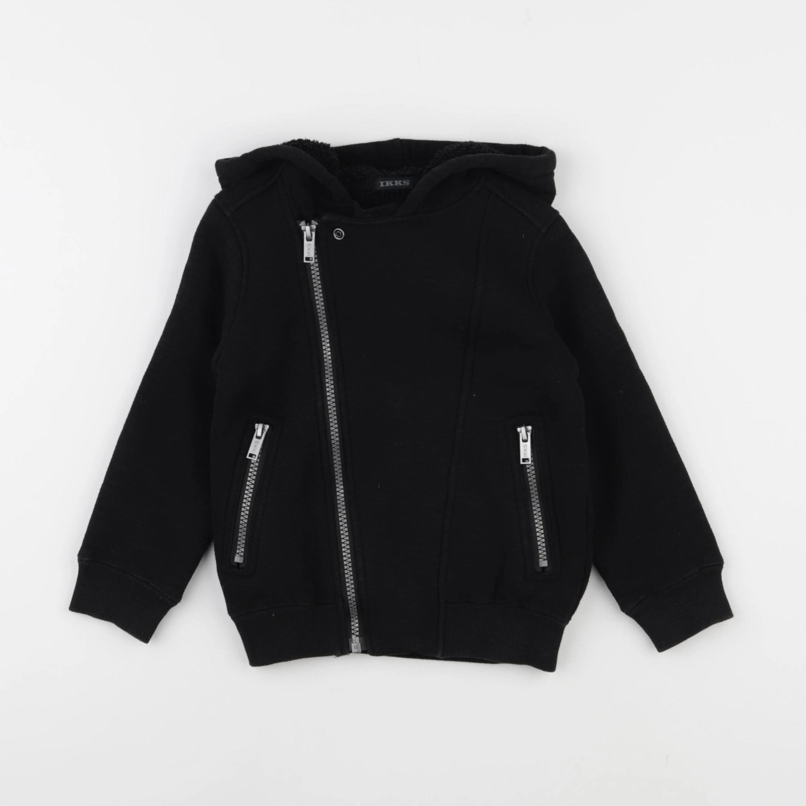 IKKS - veste doublé, imprimé au dos noir - 3 ans
