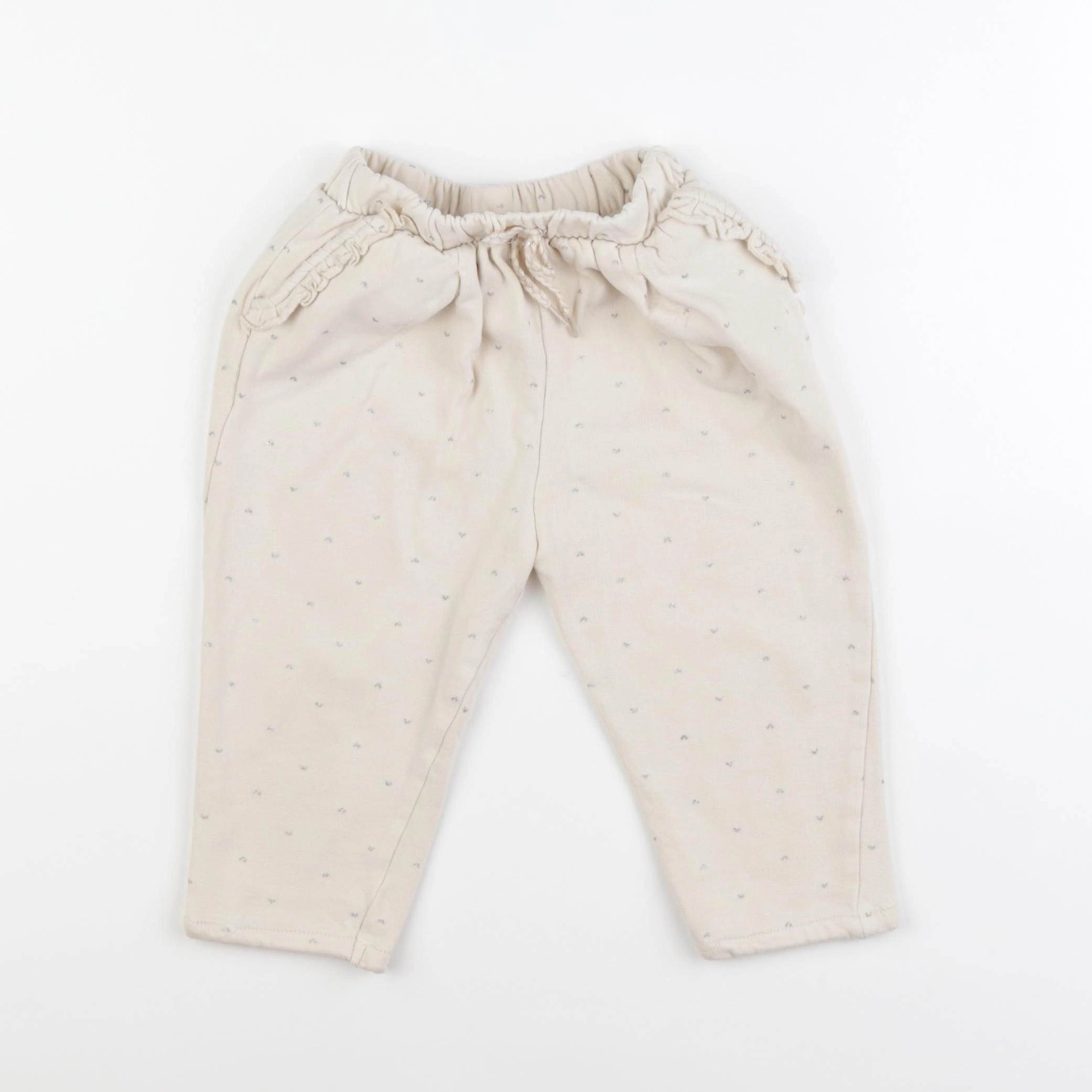 Vertbaudet - jogging beige - 24 mois