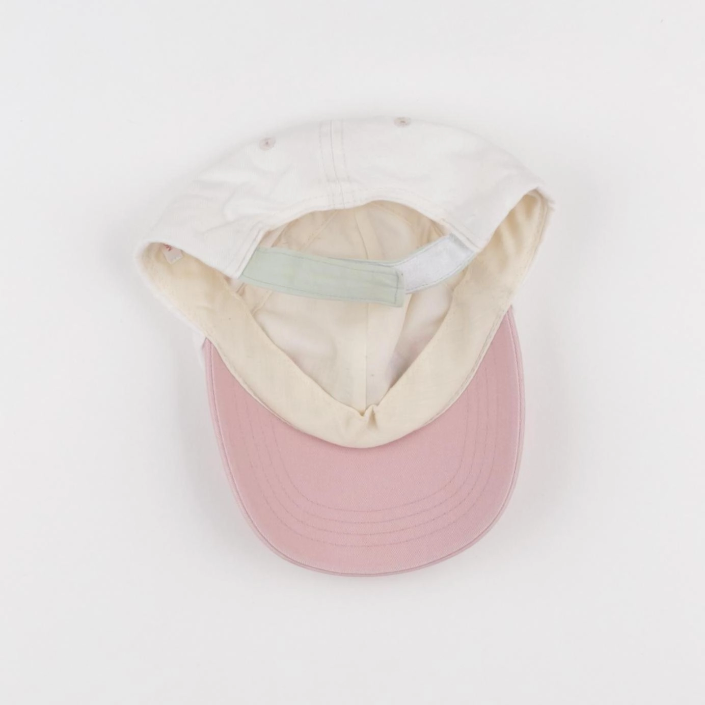 Monoprix - casquette blanc, rose - 7/8 ans