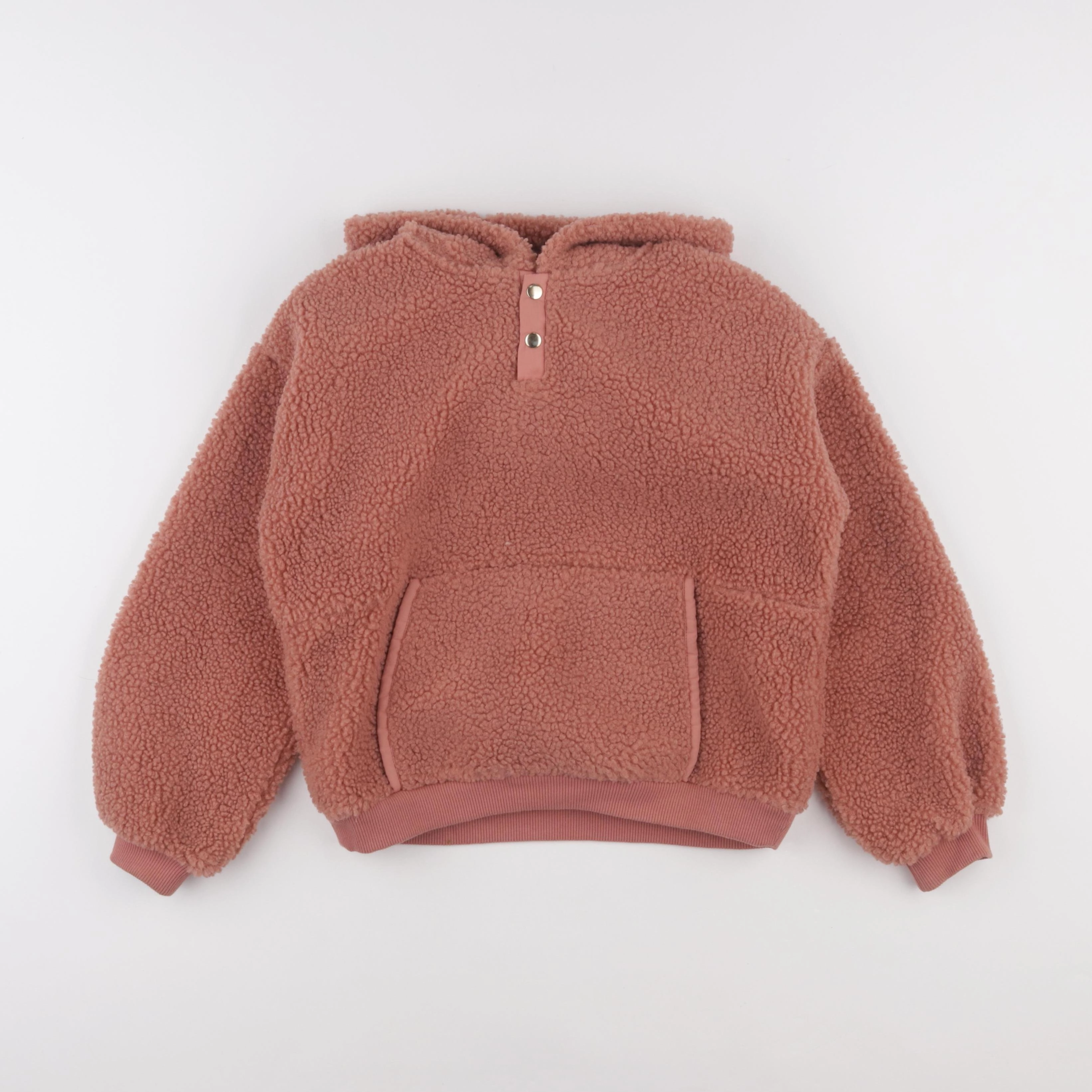 Vertbaudet - sweat rose - 10 ans