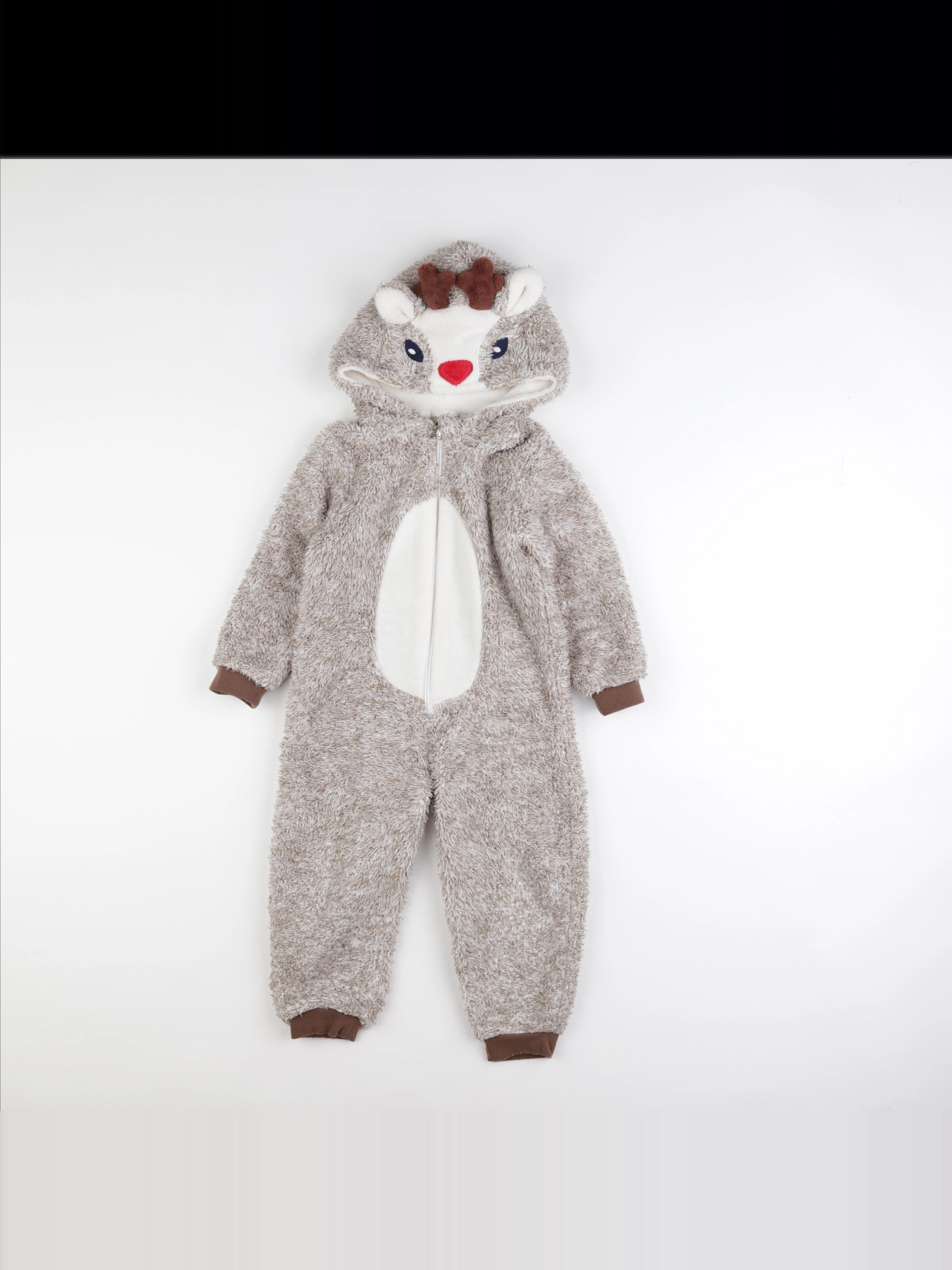 Vertbaudet - sur-pyjama marron - 4 ans