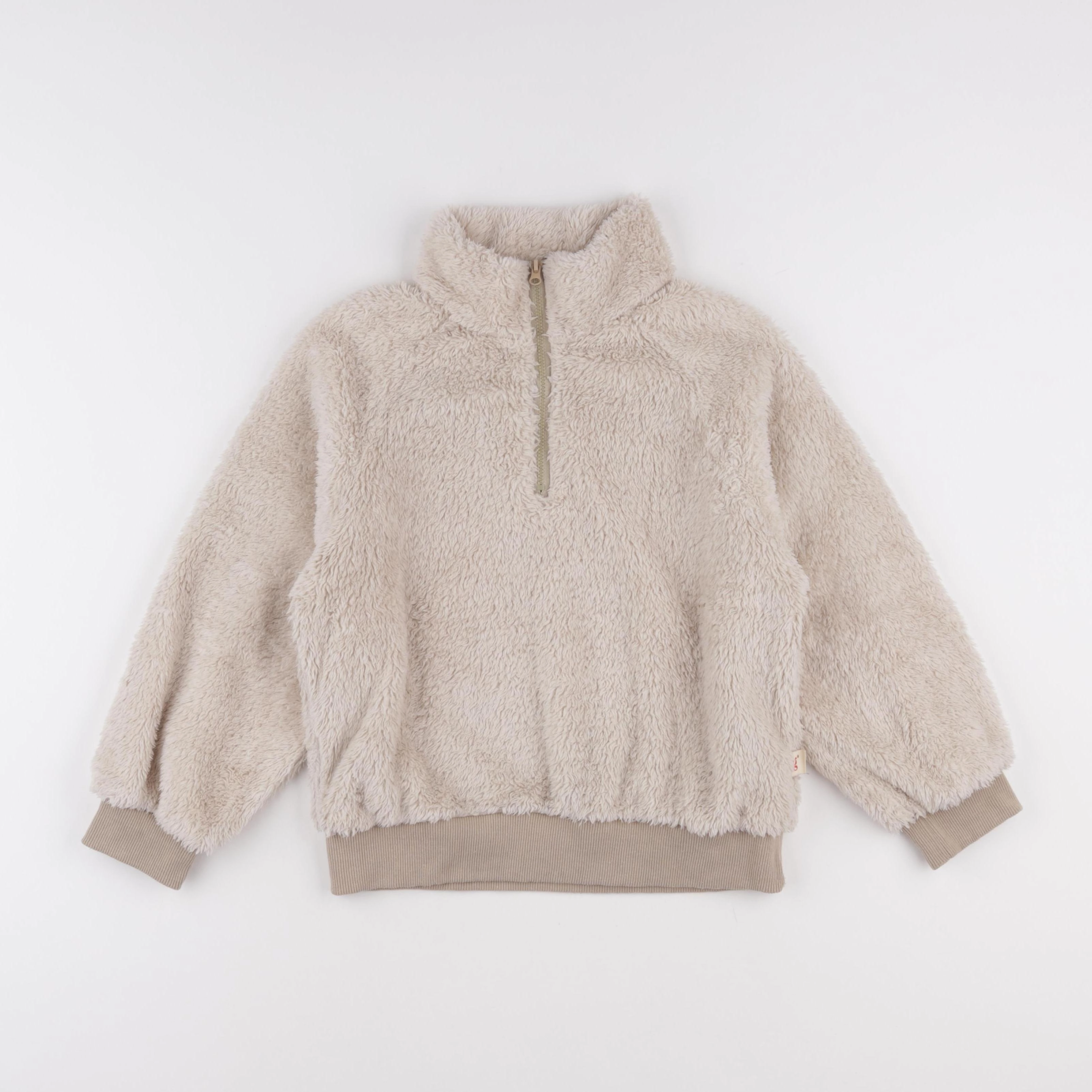Gamin gamine - sweat beige - 5/6 ans
