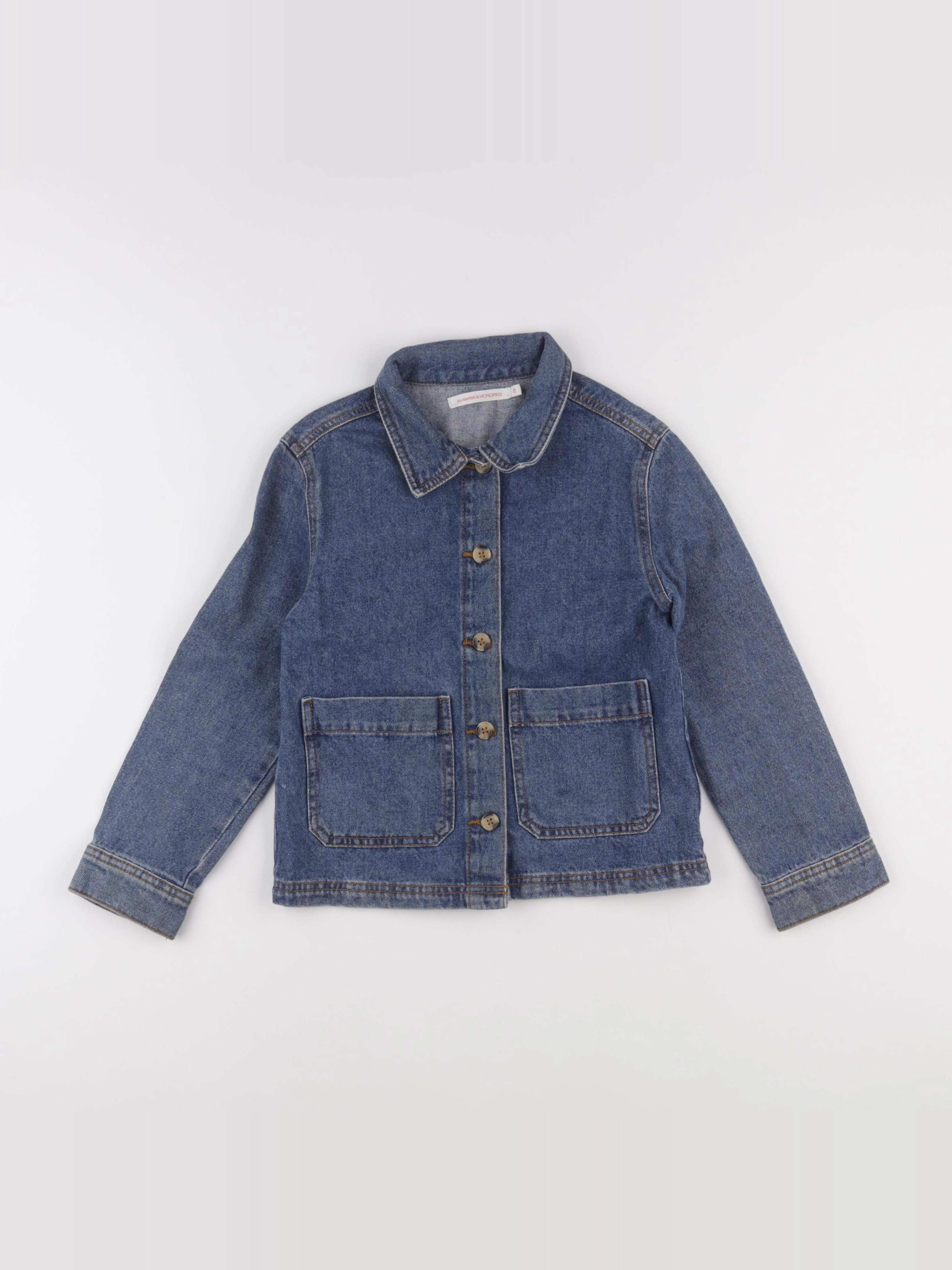 Monoprix - veste bleu - 8 ans