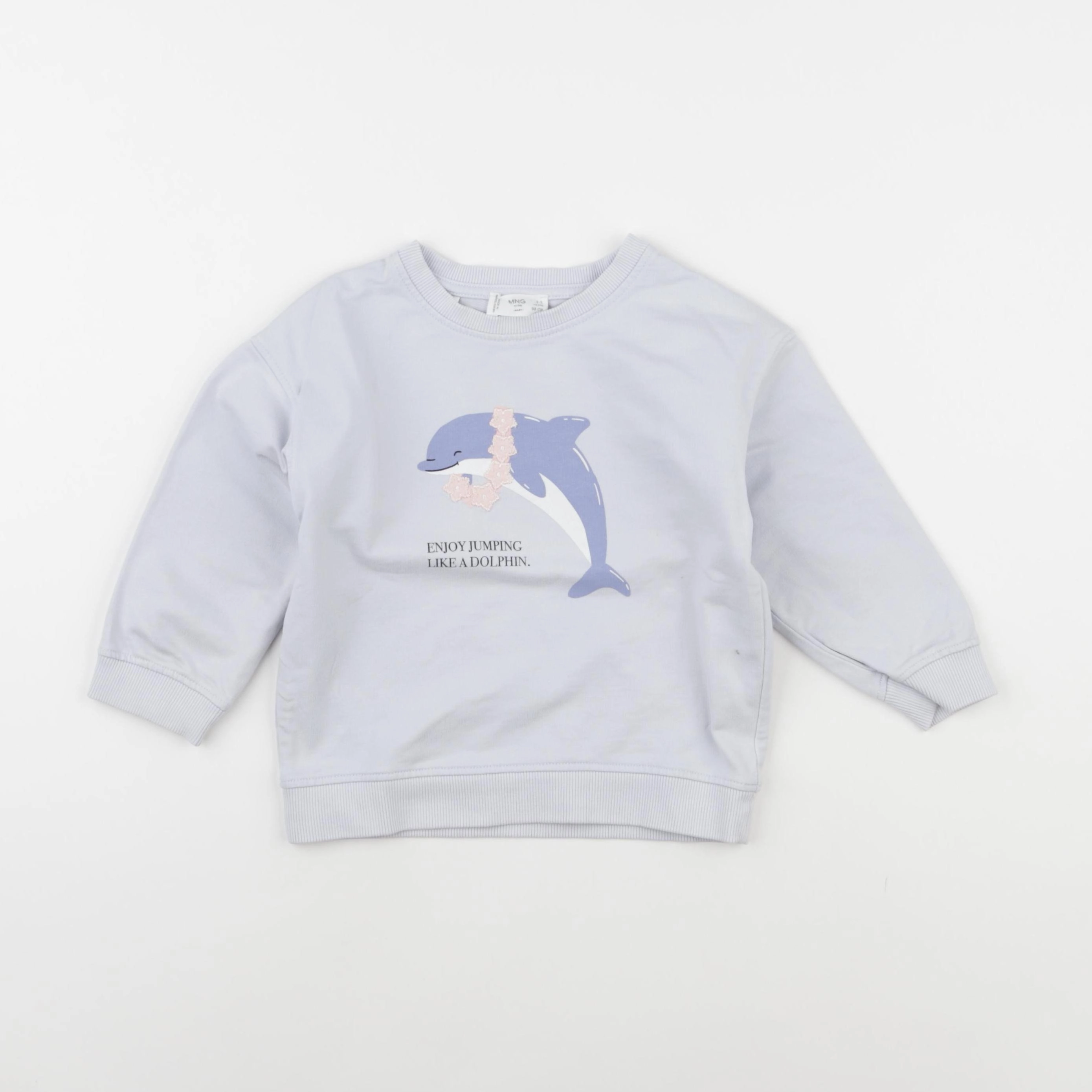 Mango - sweat bleu - 2/3 ans