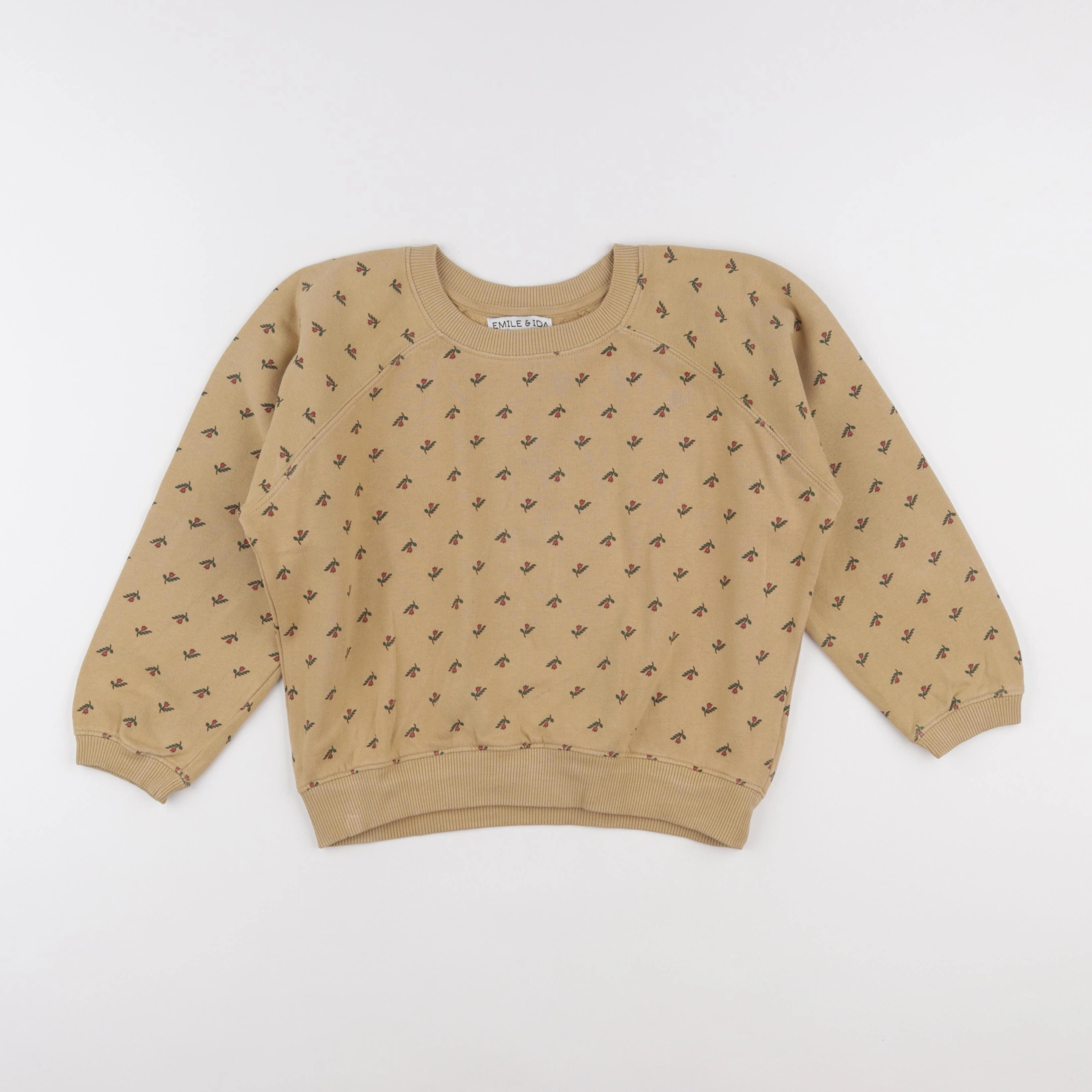 Emile et Ida - sweat beige - 10 ans