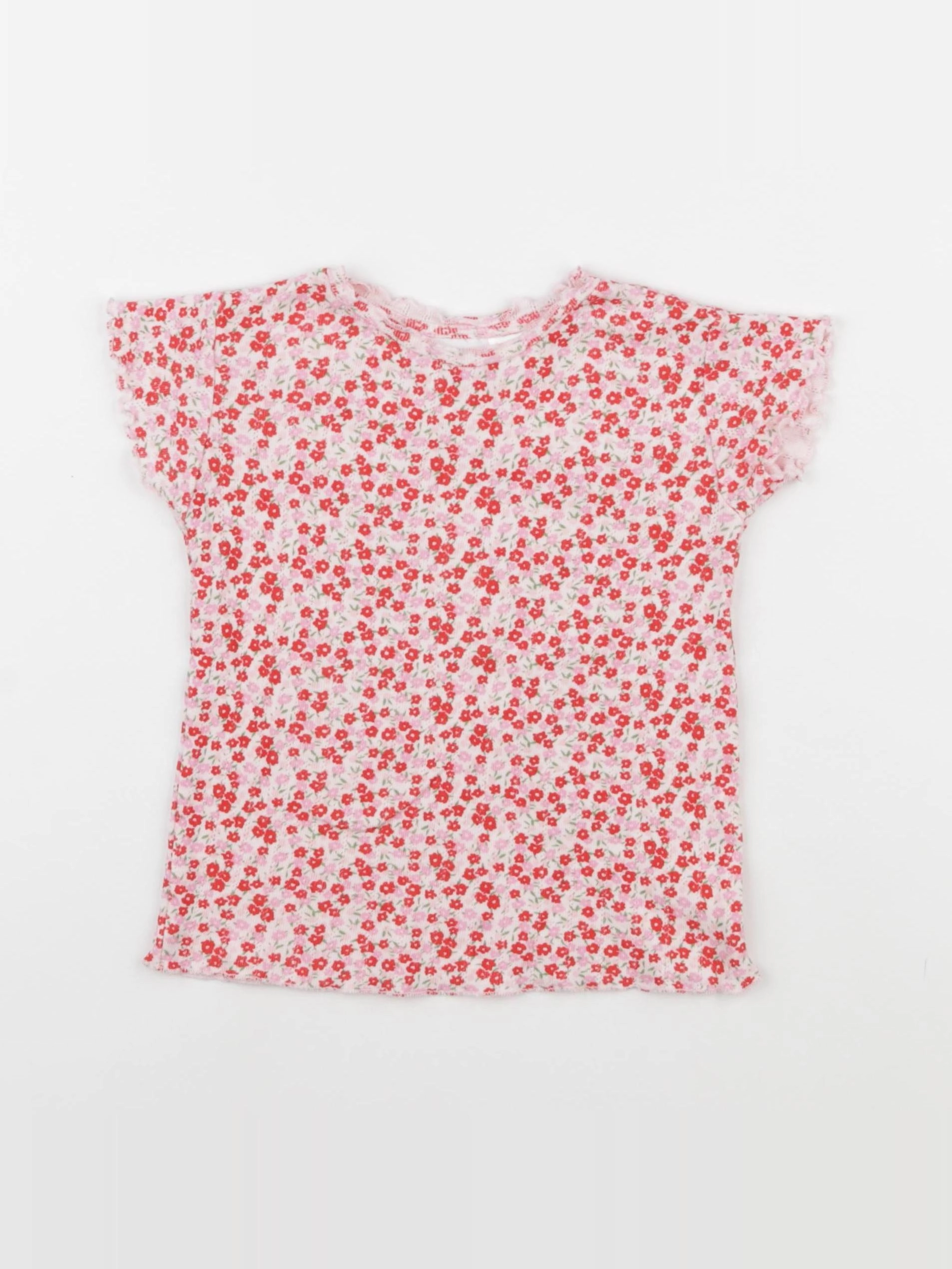 Zara - tee-shirt rouge - 2/3 ans