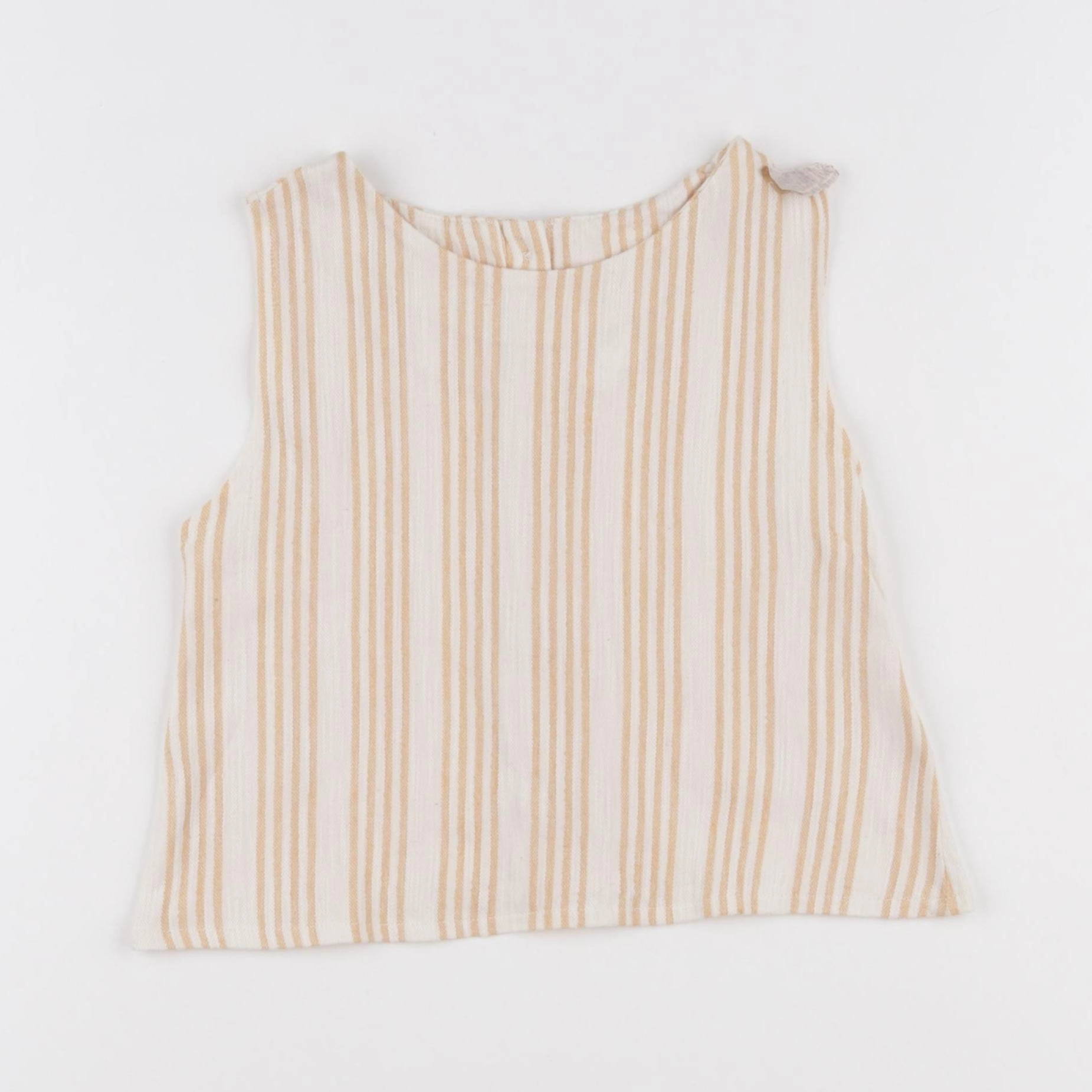 Zara - blouse beige, blanc - 8 ans