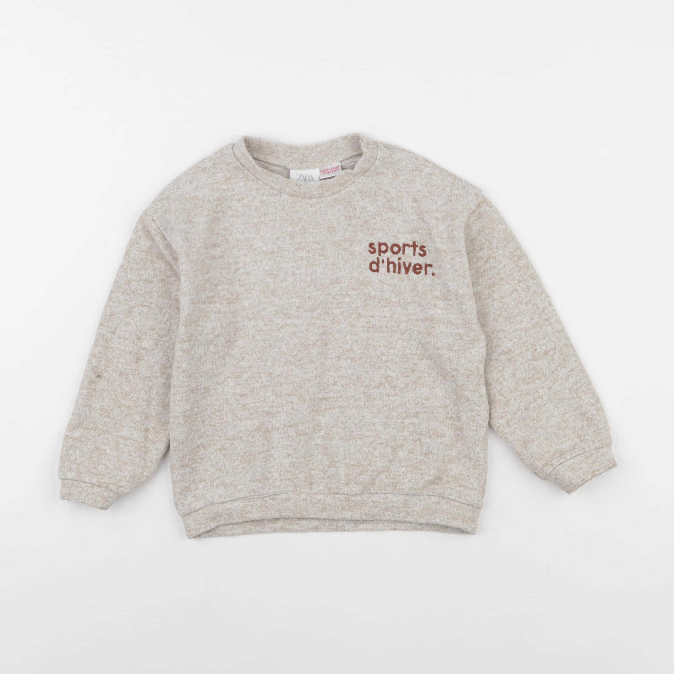 Zara - pull beige - 2/3 ans
