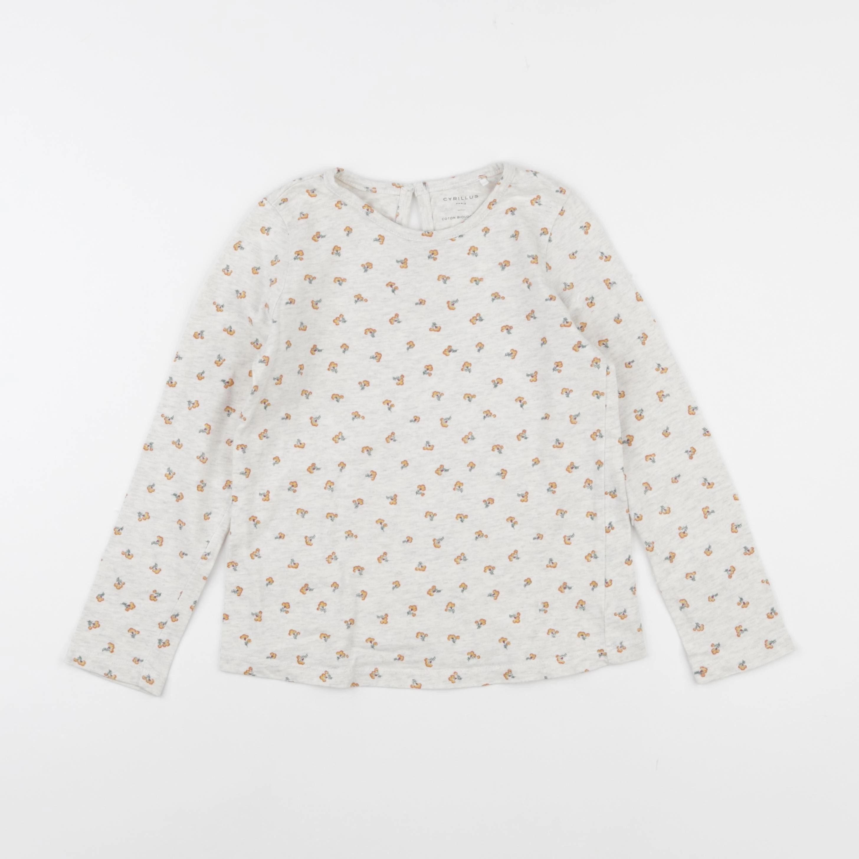 Cyrillus - tee-shirt beige - 8 ans