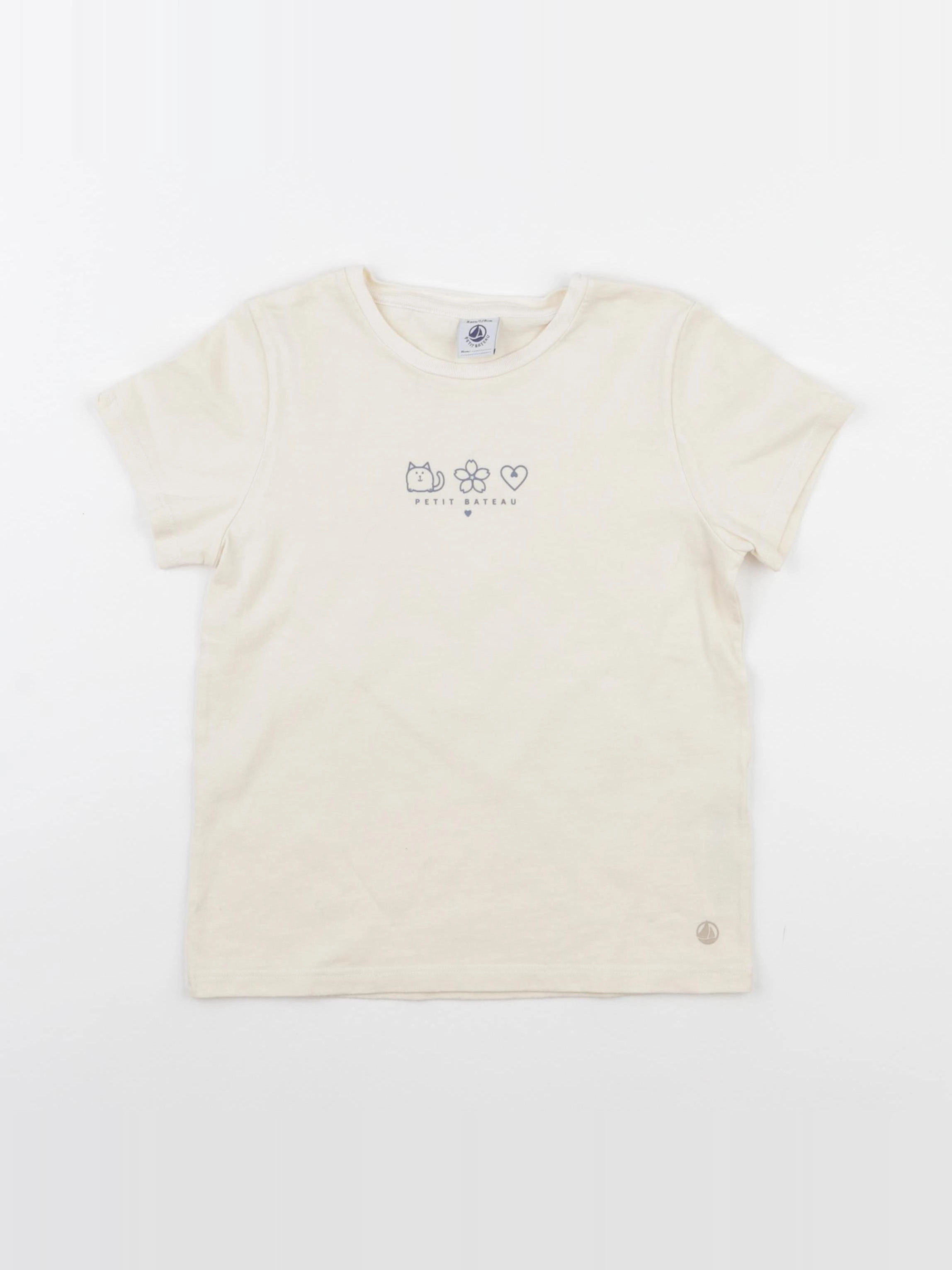 Petit Bateau - maillot de corps beige - 8 ans