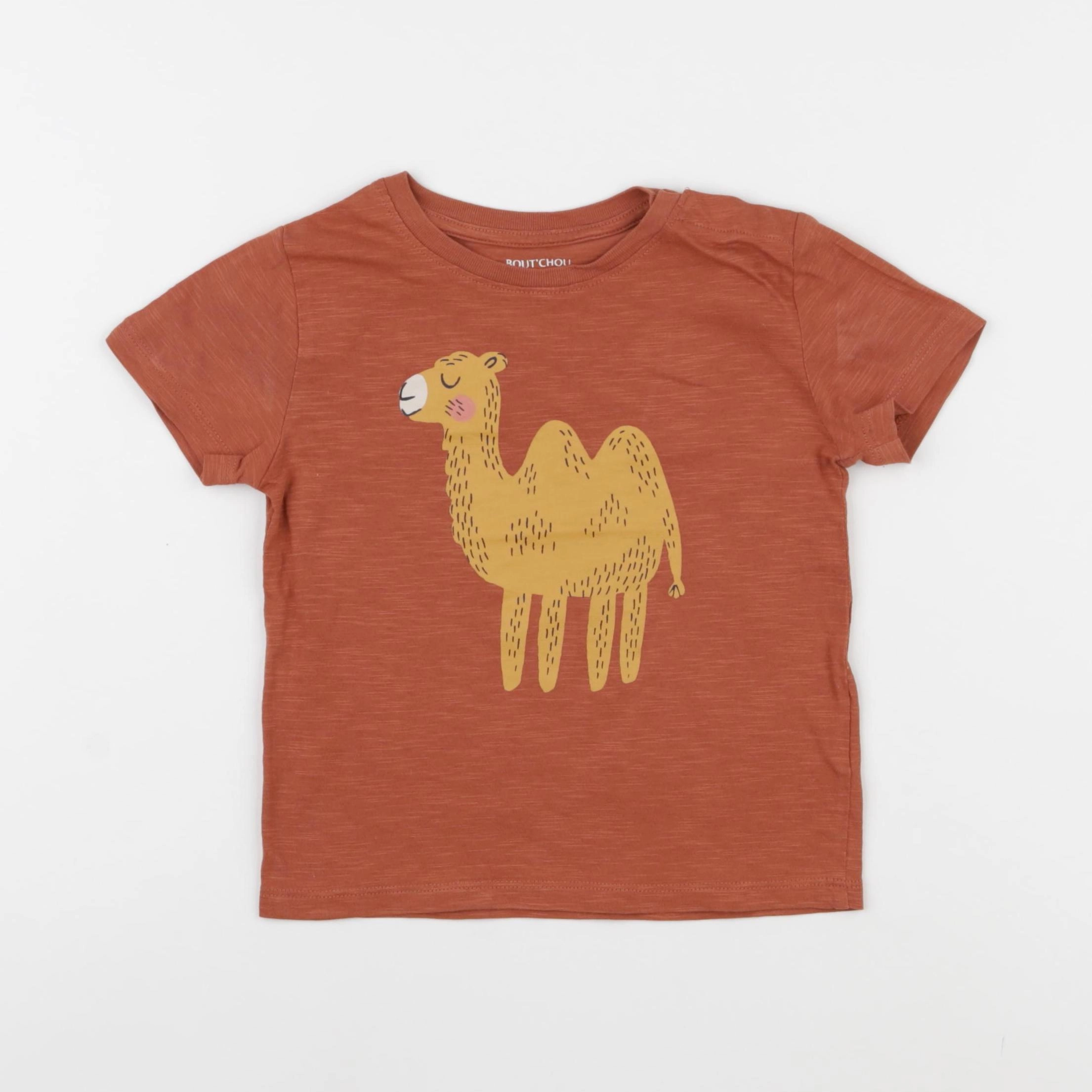 Boutchou - tee-shirt marron - 36 mois