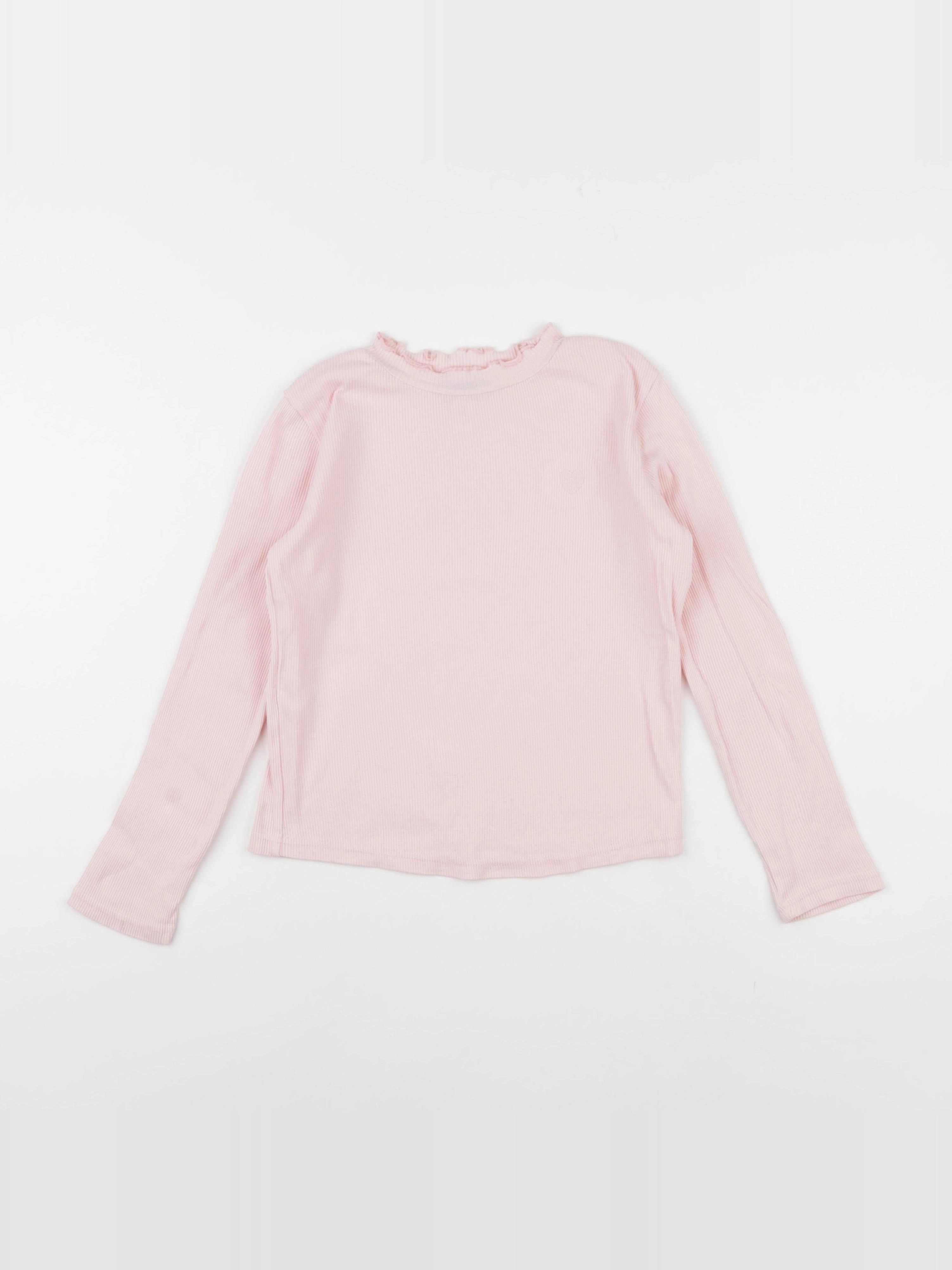 Okaidi - tee-shirt rose - 8 ans