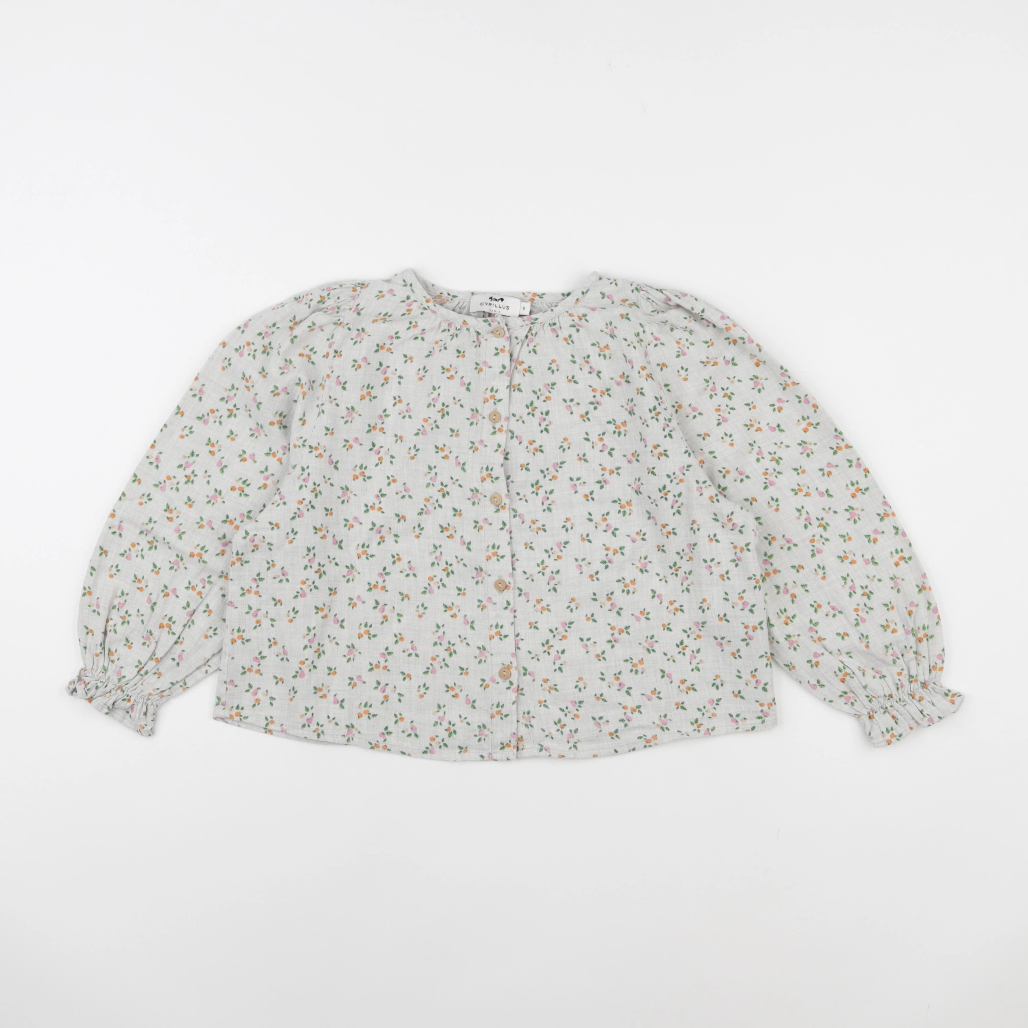 Cyrillus - blouse gris - 6 ans