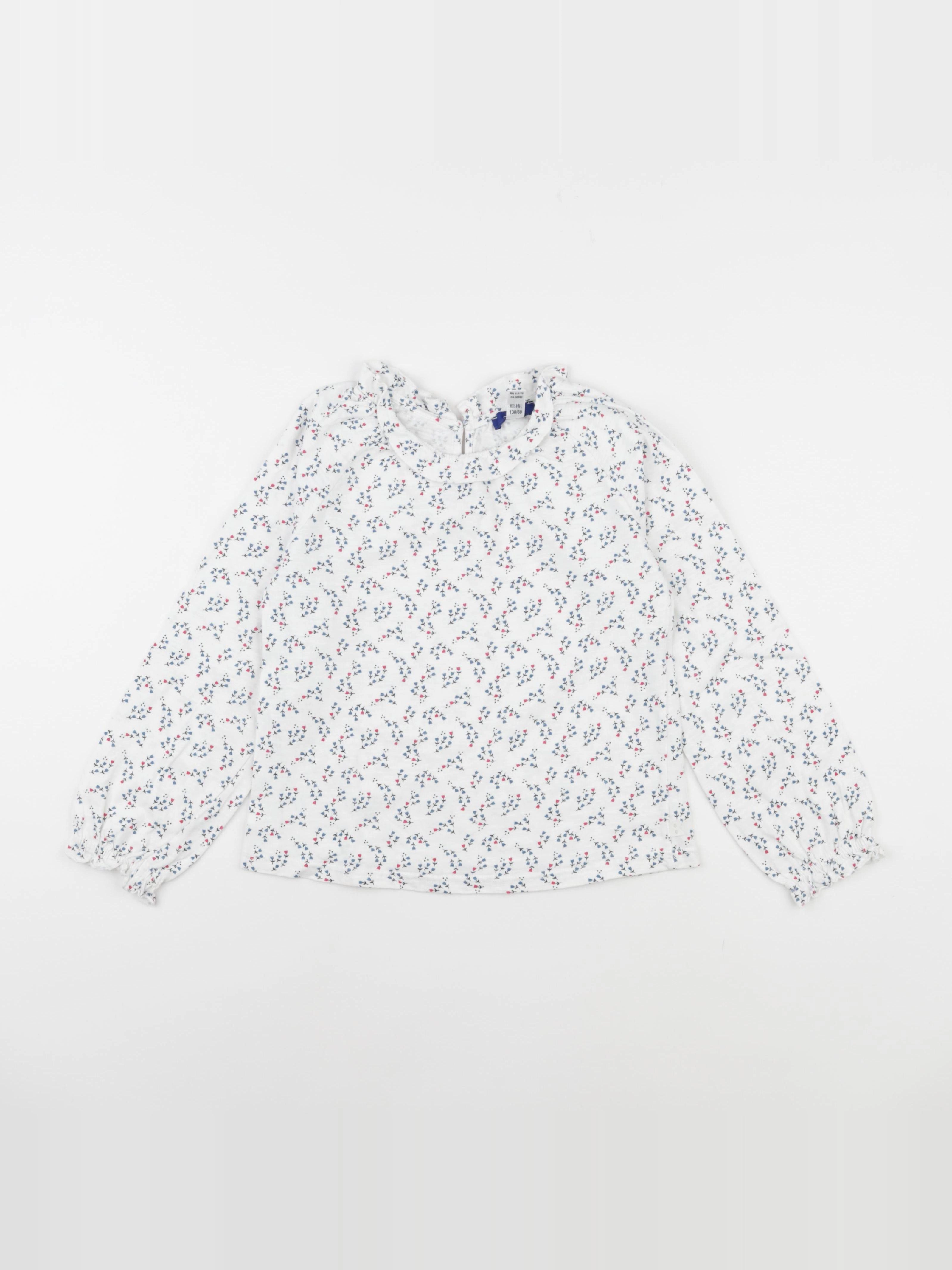 Okaidi - blouse blanc - 8 ans