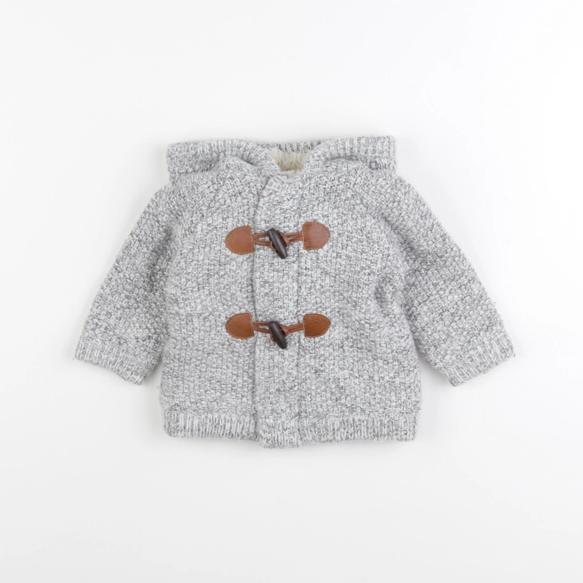 Vertbaudet - gilet gris - 3 mois