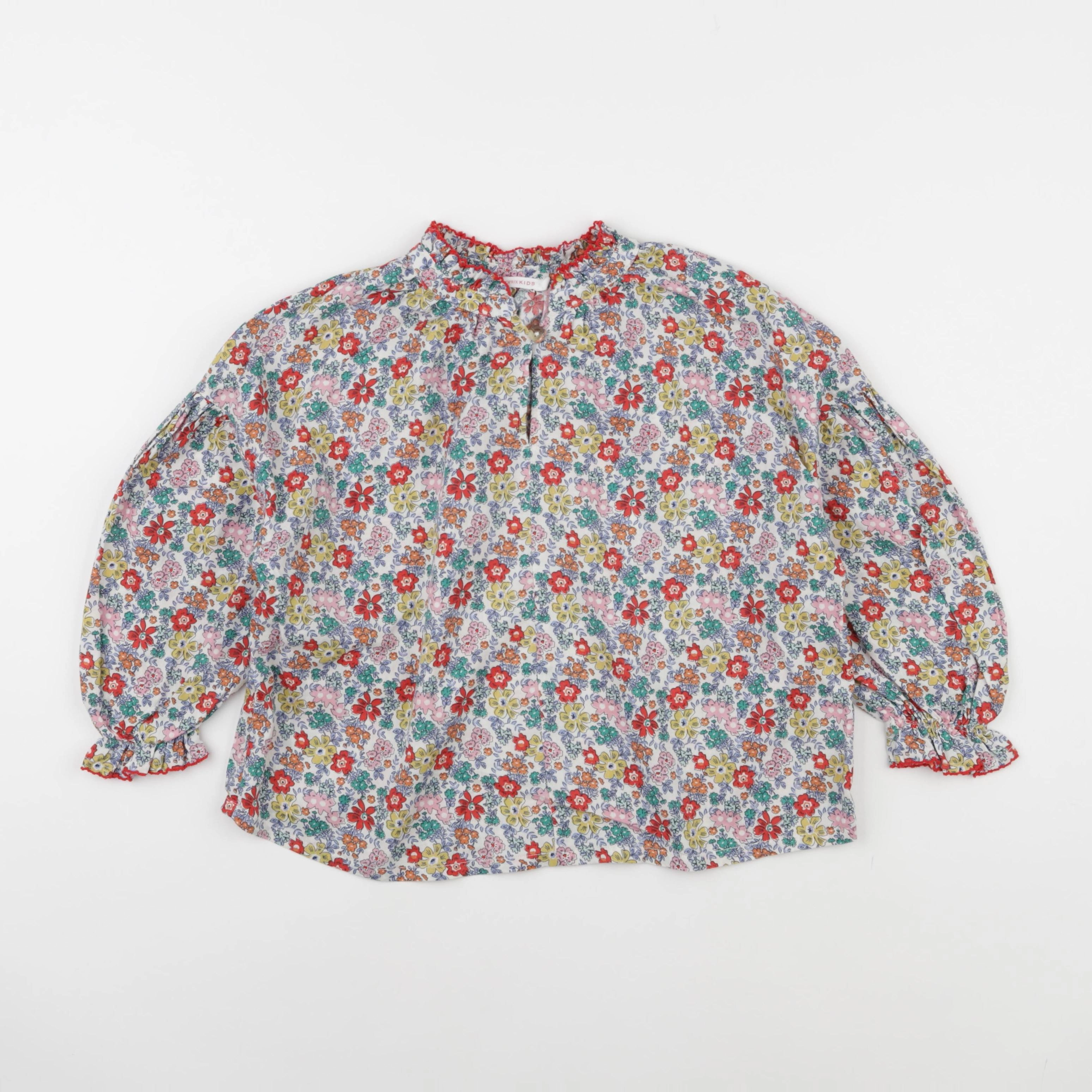 Monoprix - blouse multicolore - 8 ans
