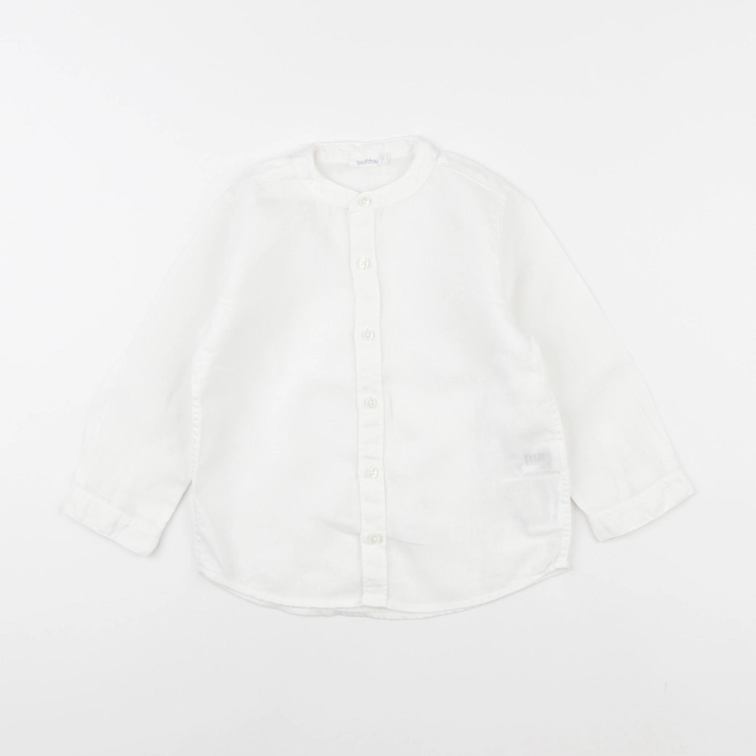 Boutchou - chemise blanc - 24 mois