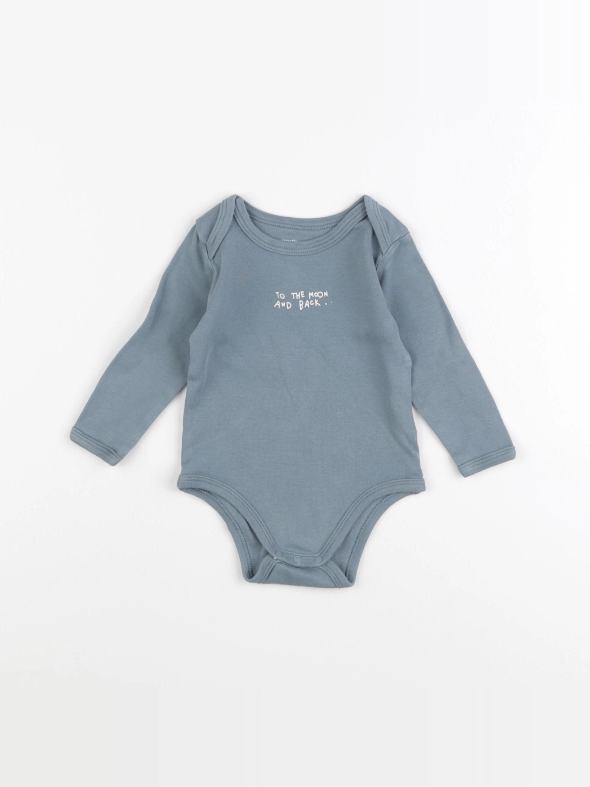 Vertbaudet - body vert - 9 mois