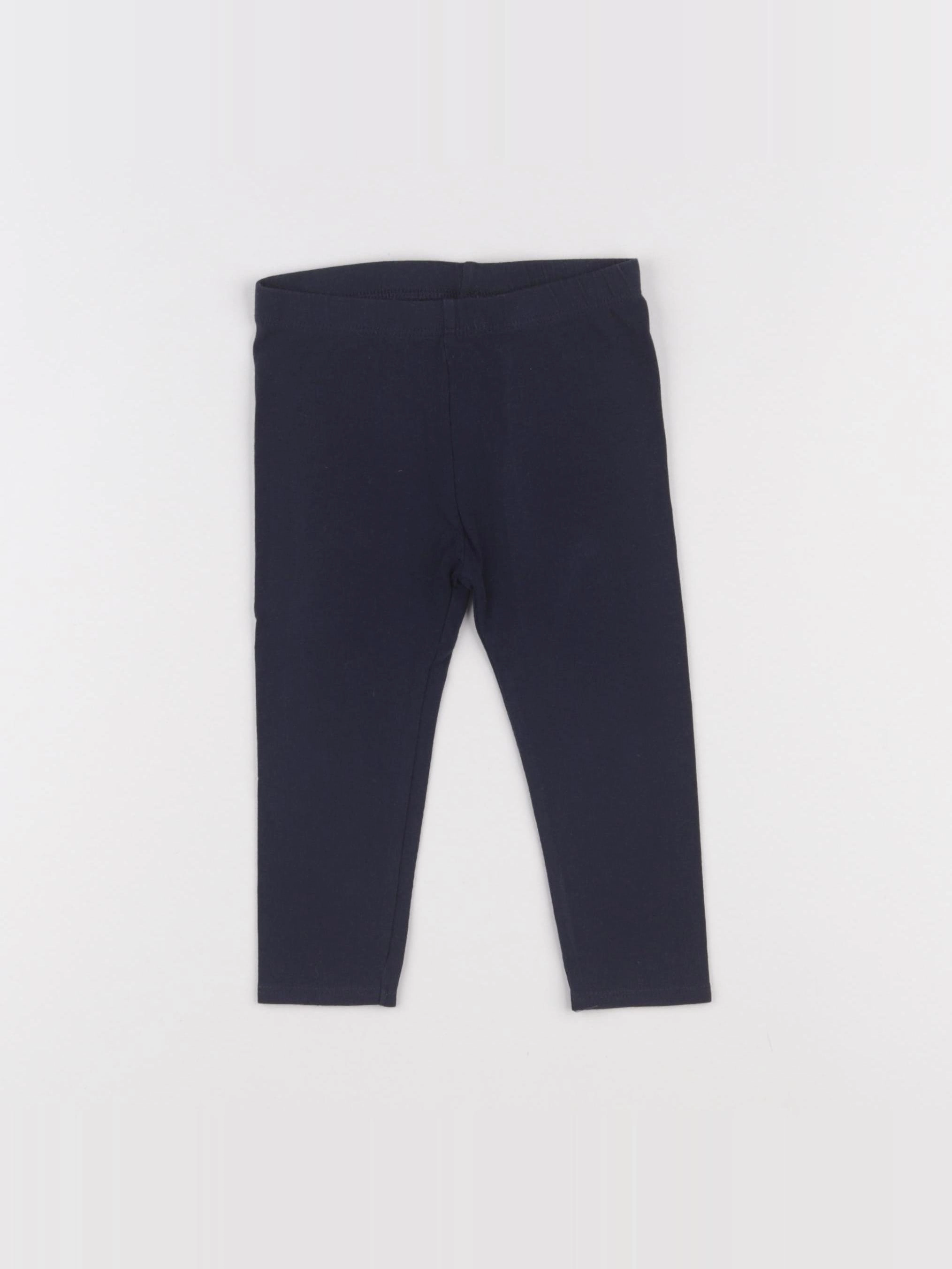 Vertbaudet - legging bleu - 18 mois