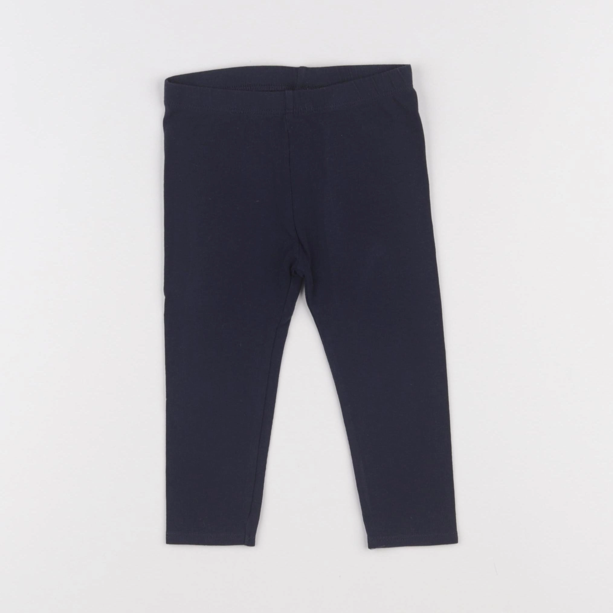 Vertbaudet - legging bleu - 18 mois