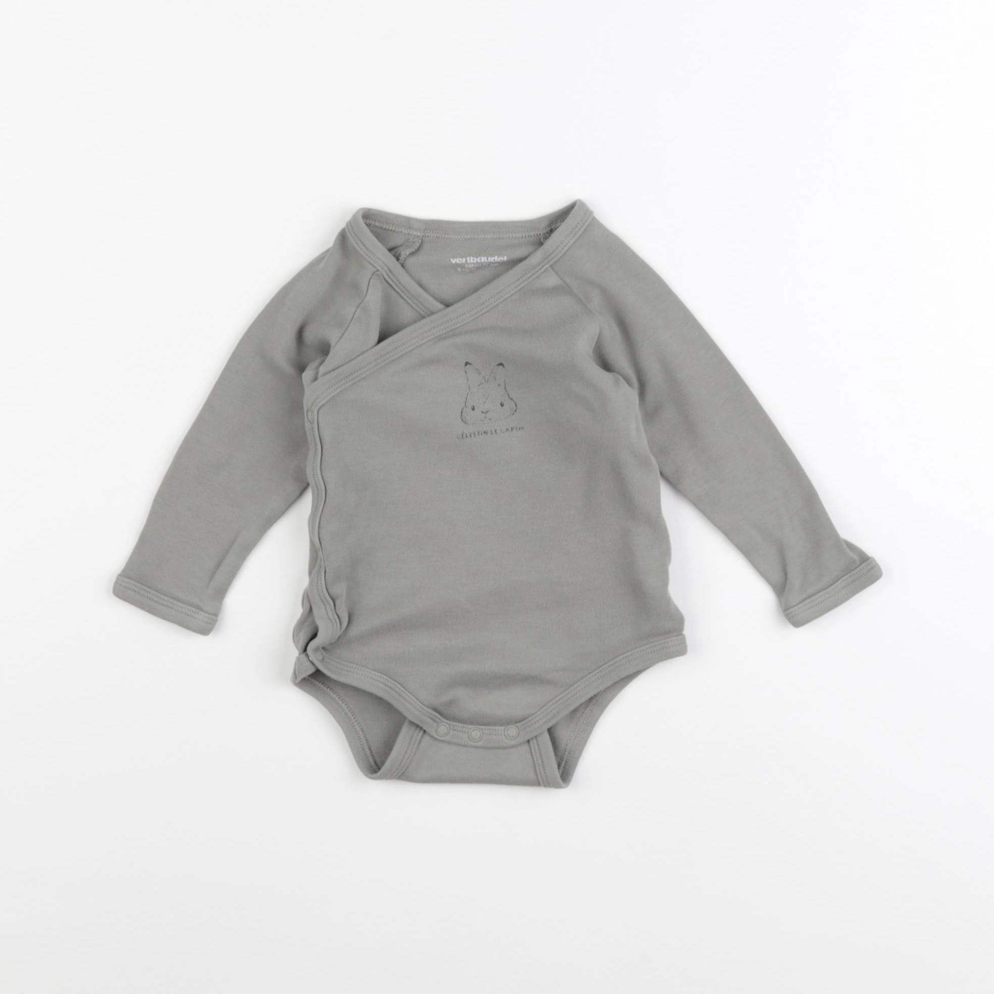 Vertbaudet - body vert - 9 mois