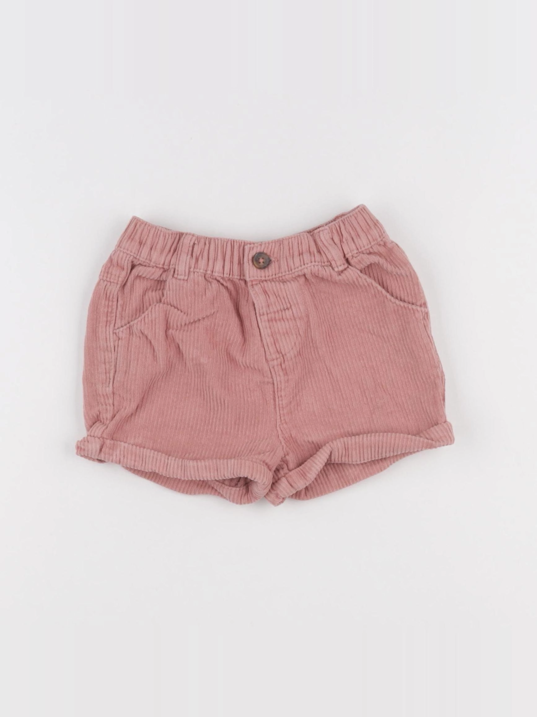 Vertbaudet - short rose - 18 mois