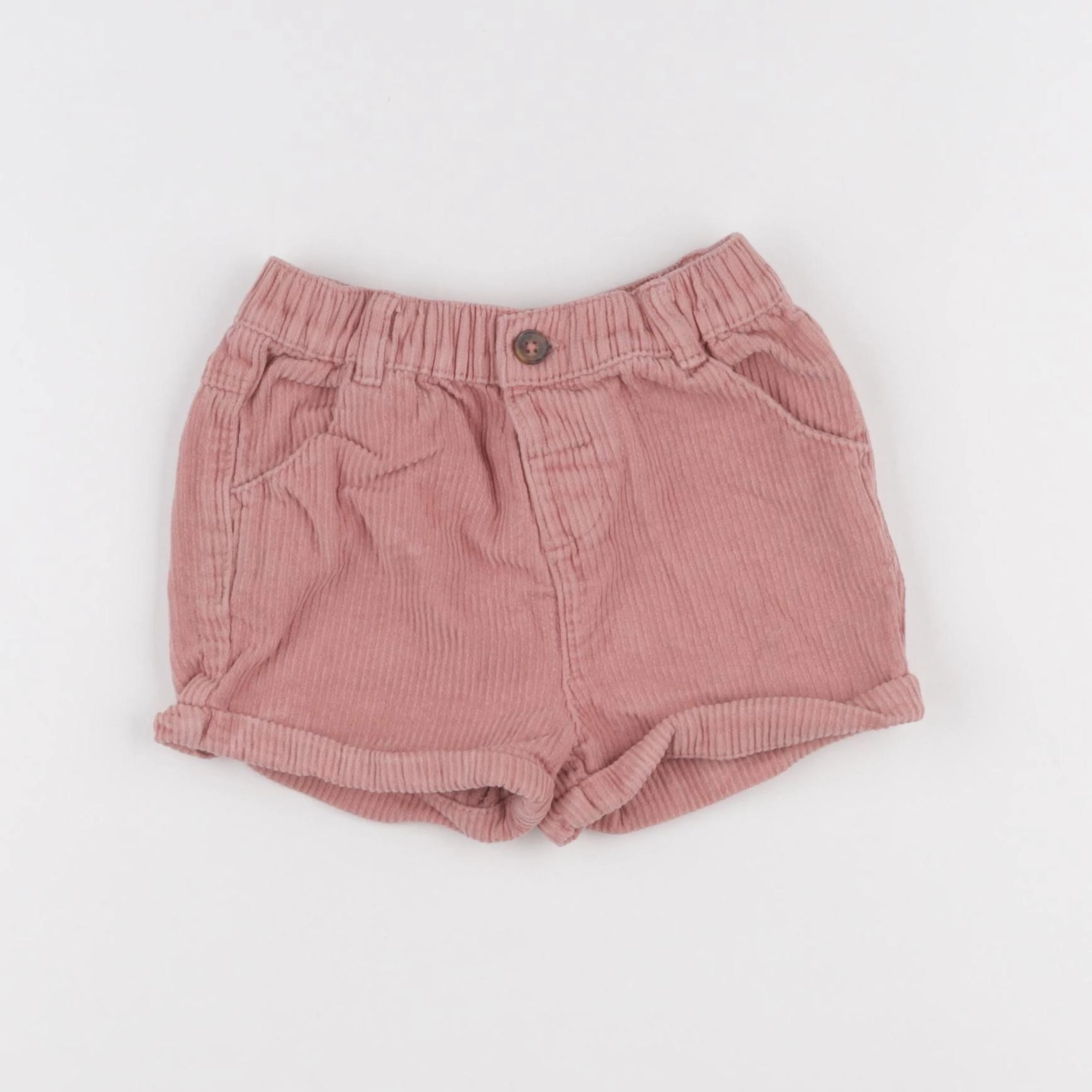 Vertbaudet - short rose - 18 mois