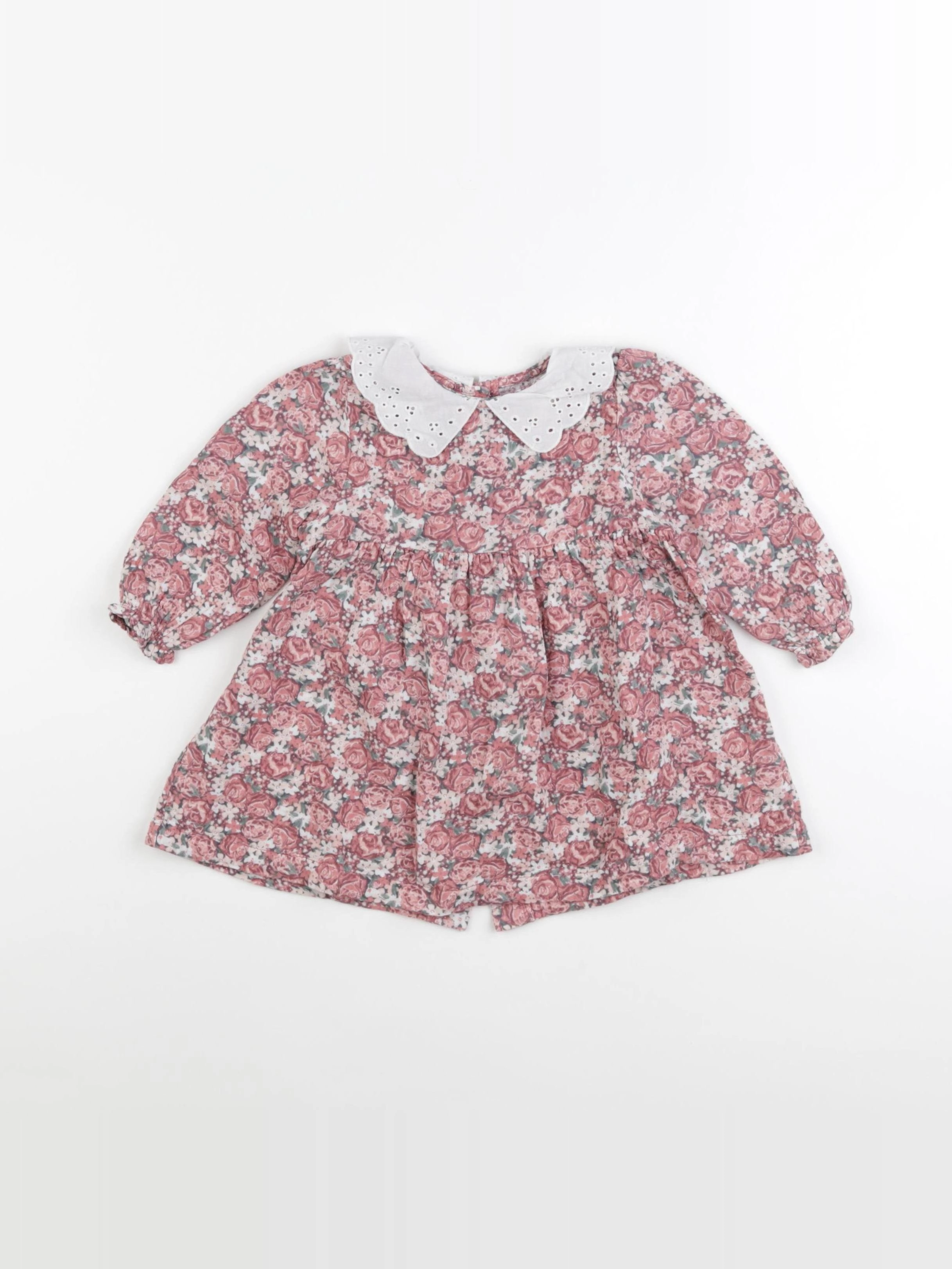 Vertbaudet - robe rose - 12 mois