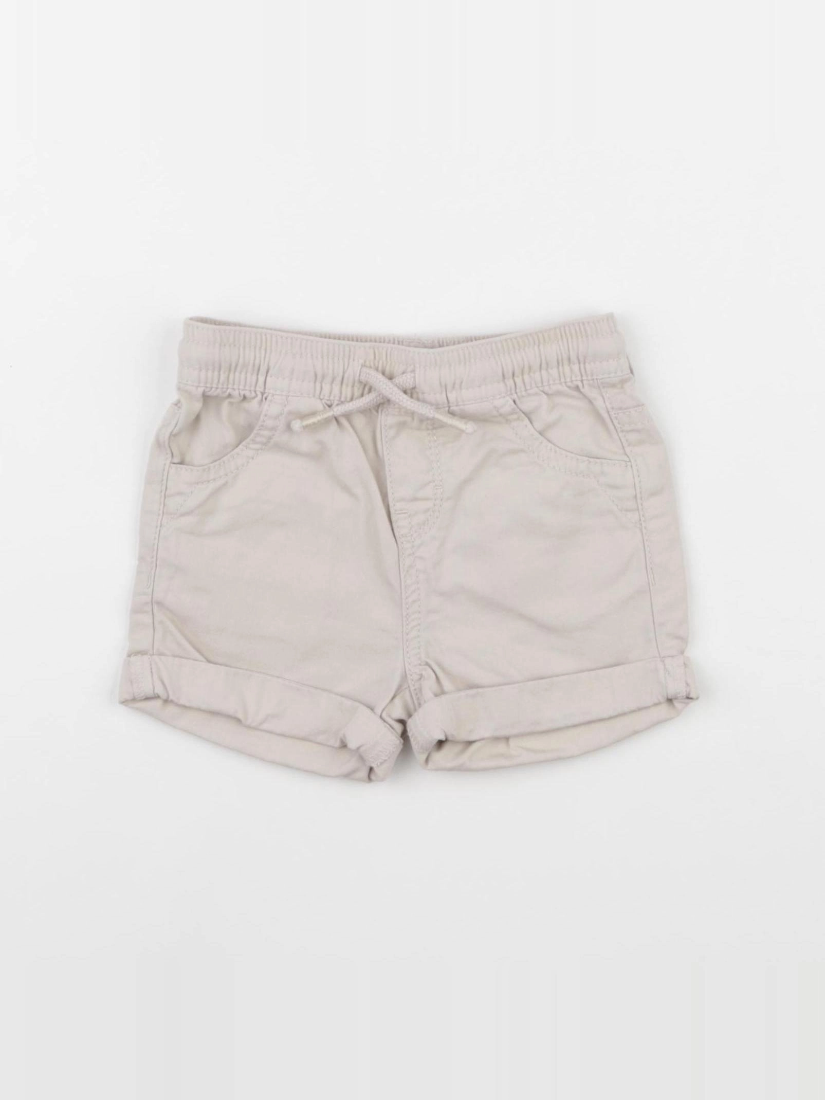 Vertbaudet - short beige - 9 mois