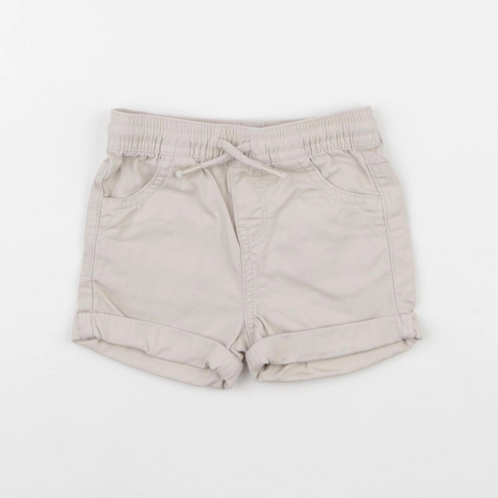 Vertbaudet - short beige - 9 mois