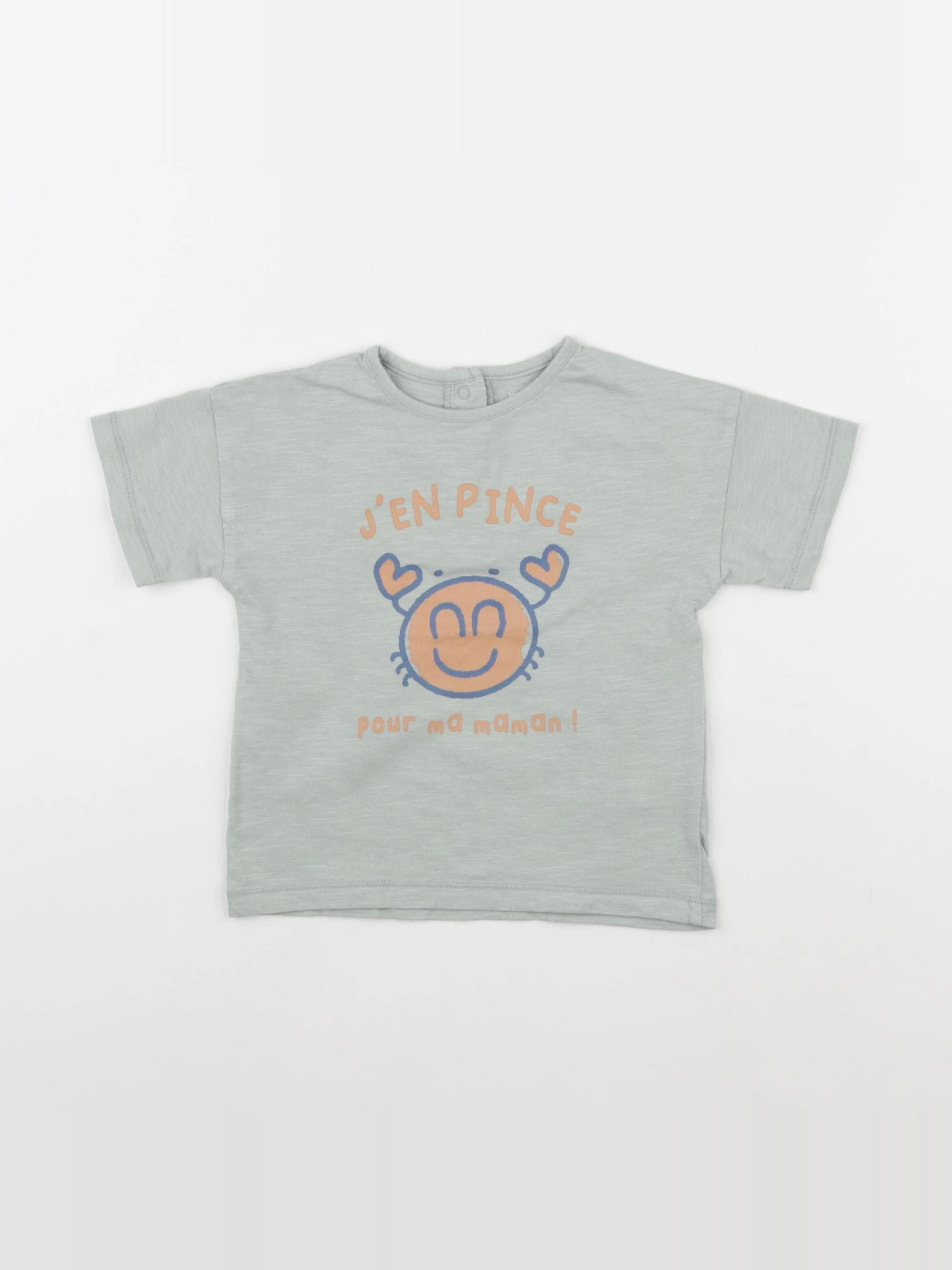 Vertbaudet - tee-shirt vert - 18 mois