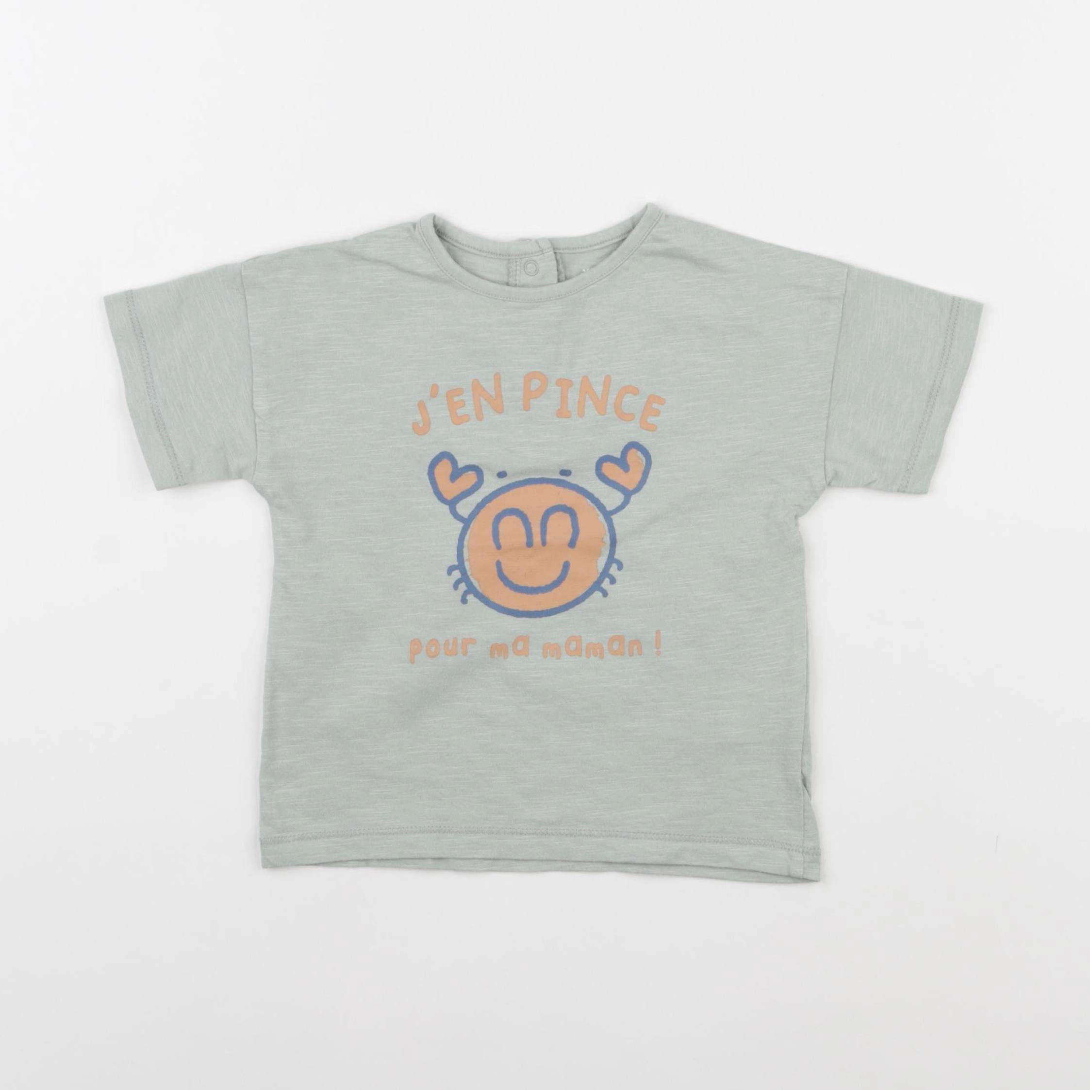 Vertbaudet - tee-shirt vert - 18 mois