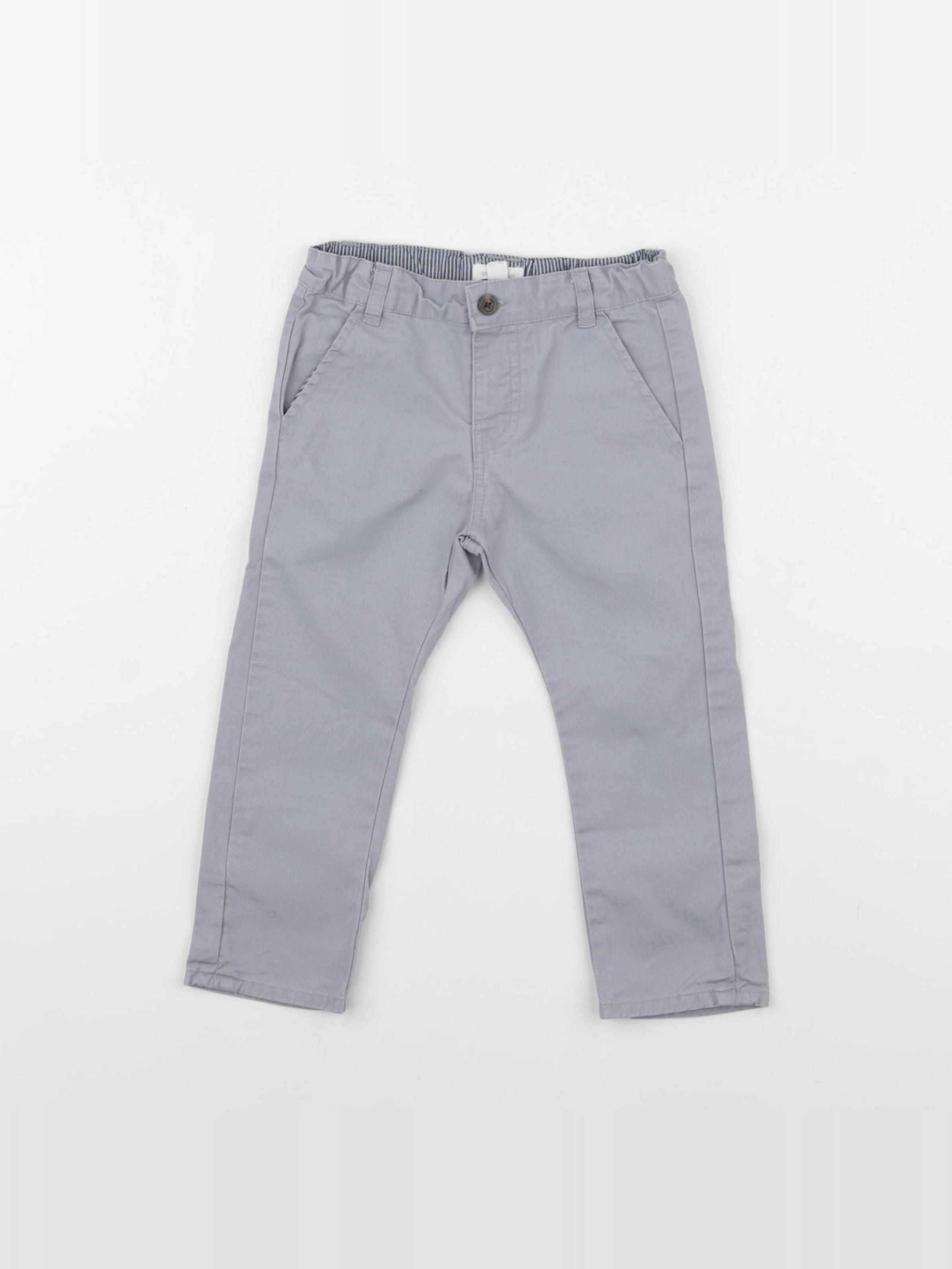Vertbaudet - pantalon gris - 18 mois
