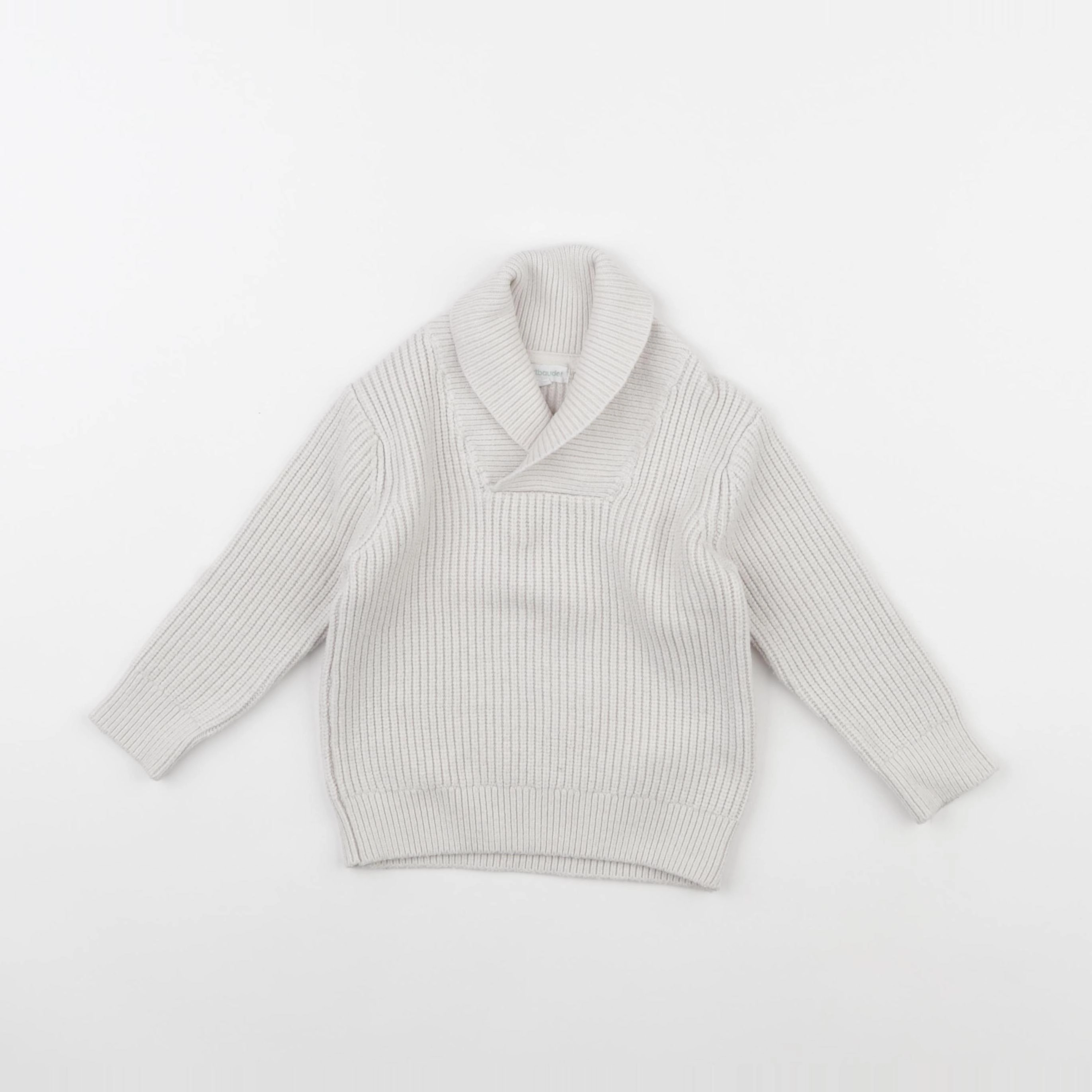 Vertbaudet - pull beige - 2 ans