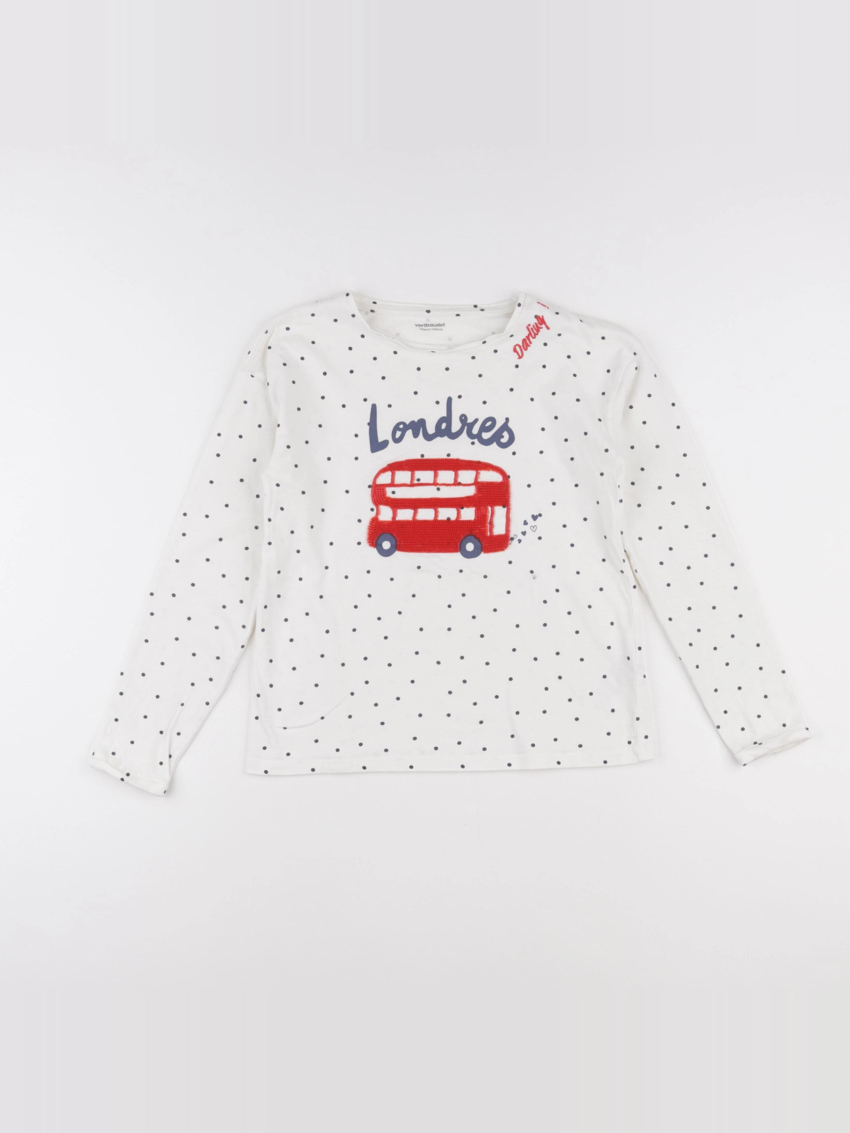 Vertbaudet - tee-shirt multicolore - 10 ans