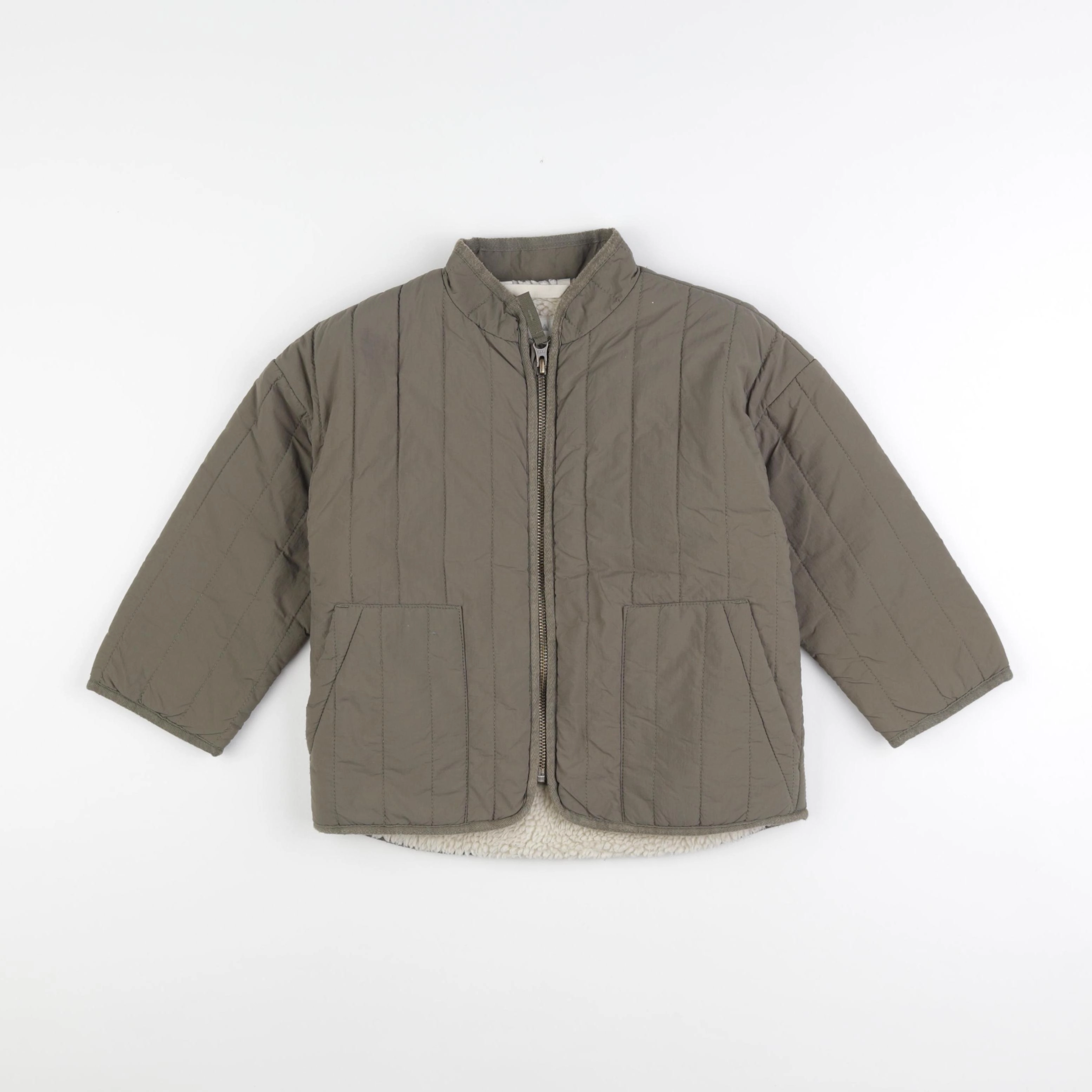 Konges slojd - veste doublé vert - 3 ans